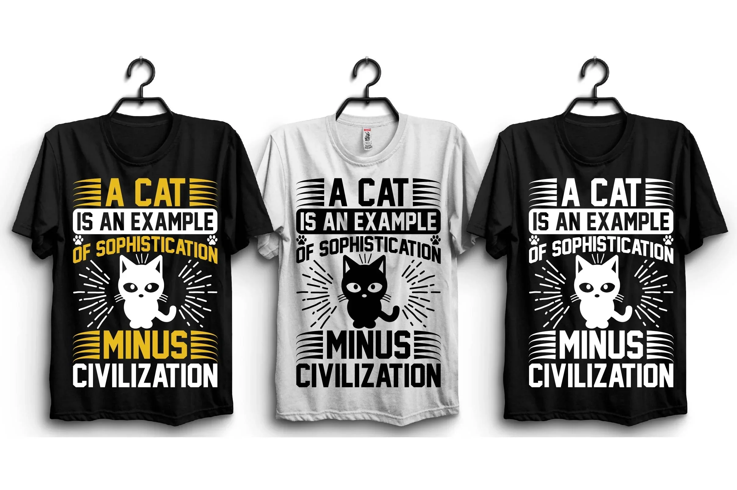 Cat T-Shirt Bundle - Image 5