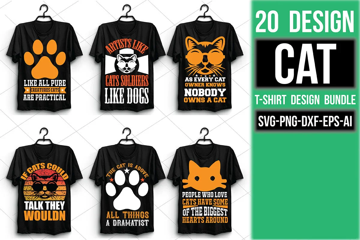 Cat T Shirt Bundle - Image 2