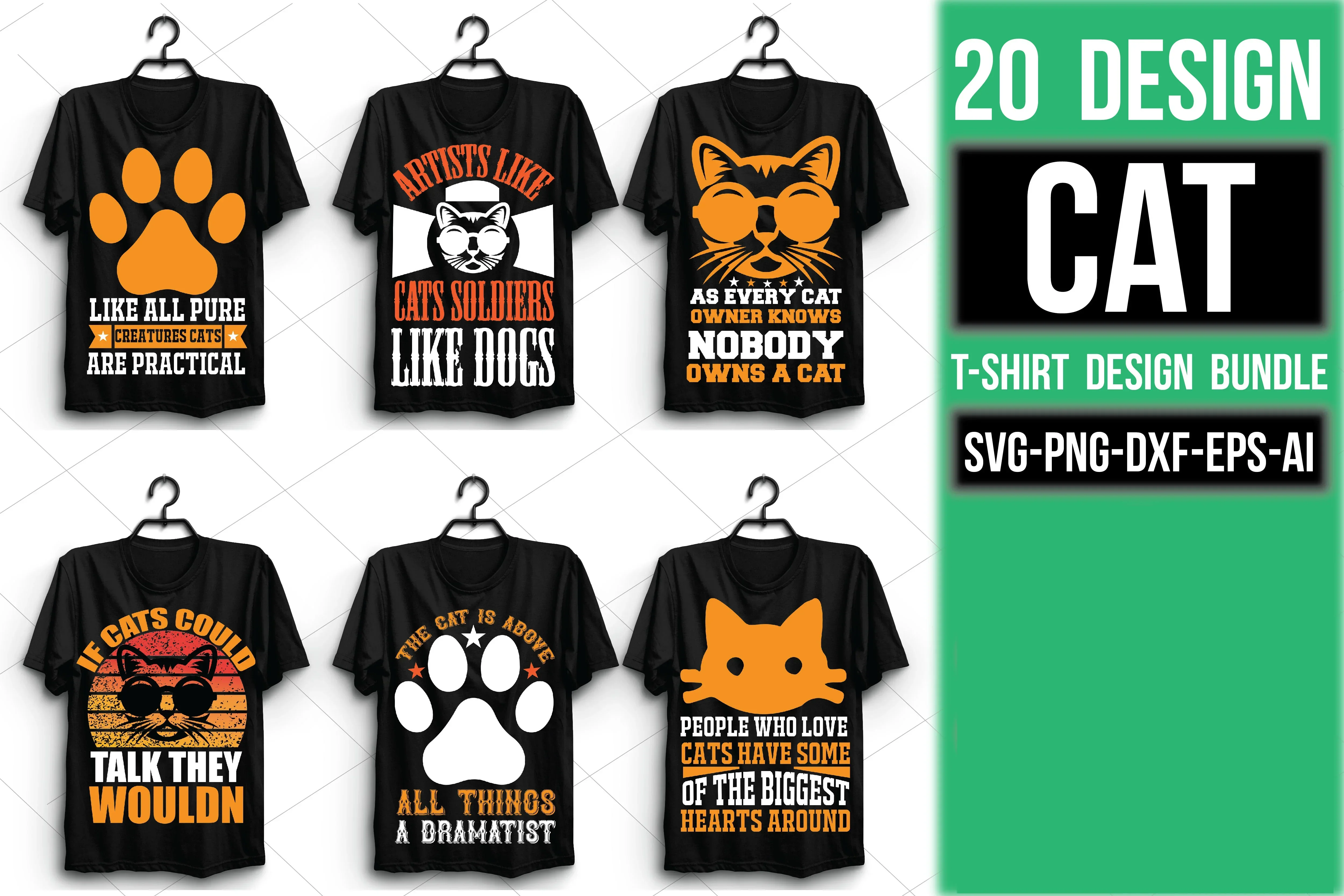 Cat T Shirt Bundle - Image 3