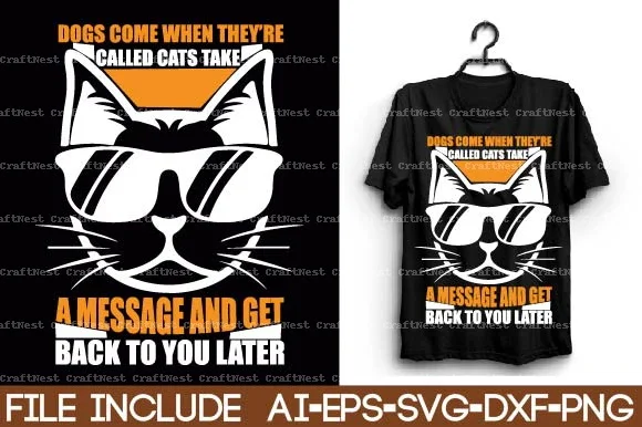 Cat T-Shirt SVG Bundle - Image 10