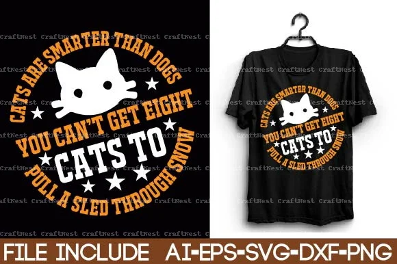 Cat T-Shirt SVG Bundle - Image 11