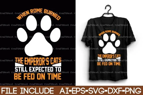 Cat T-Shirt SVG Bundle - Image 4