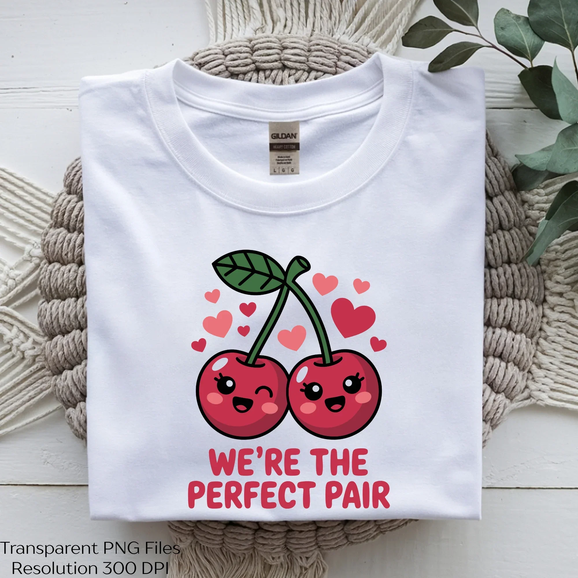 Cherry Food Pun Valentine's Day SVG Bundle