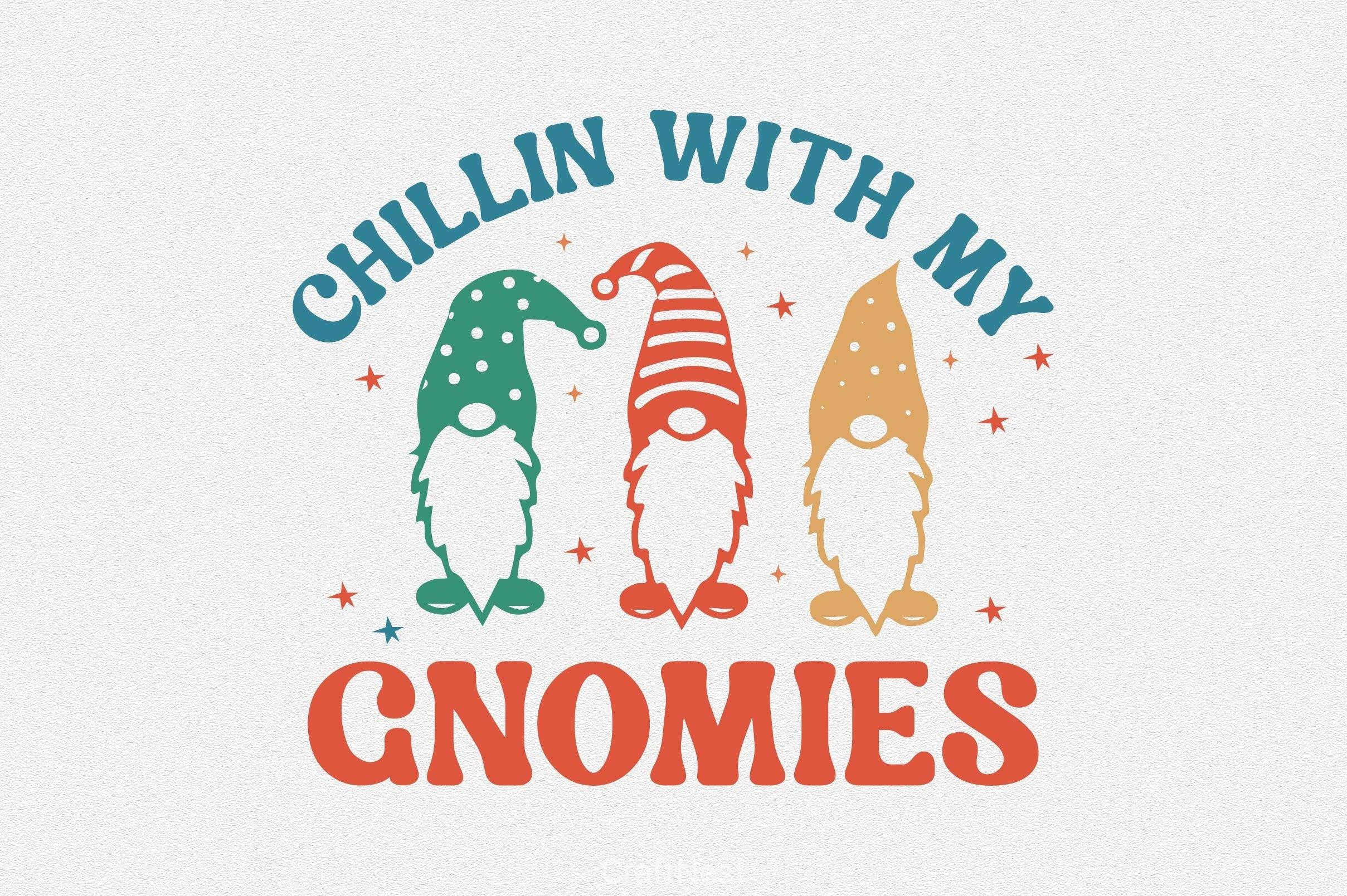 Chillin With My Gnomies SVG Bundle