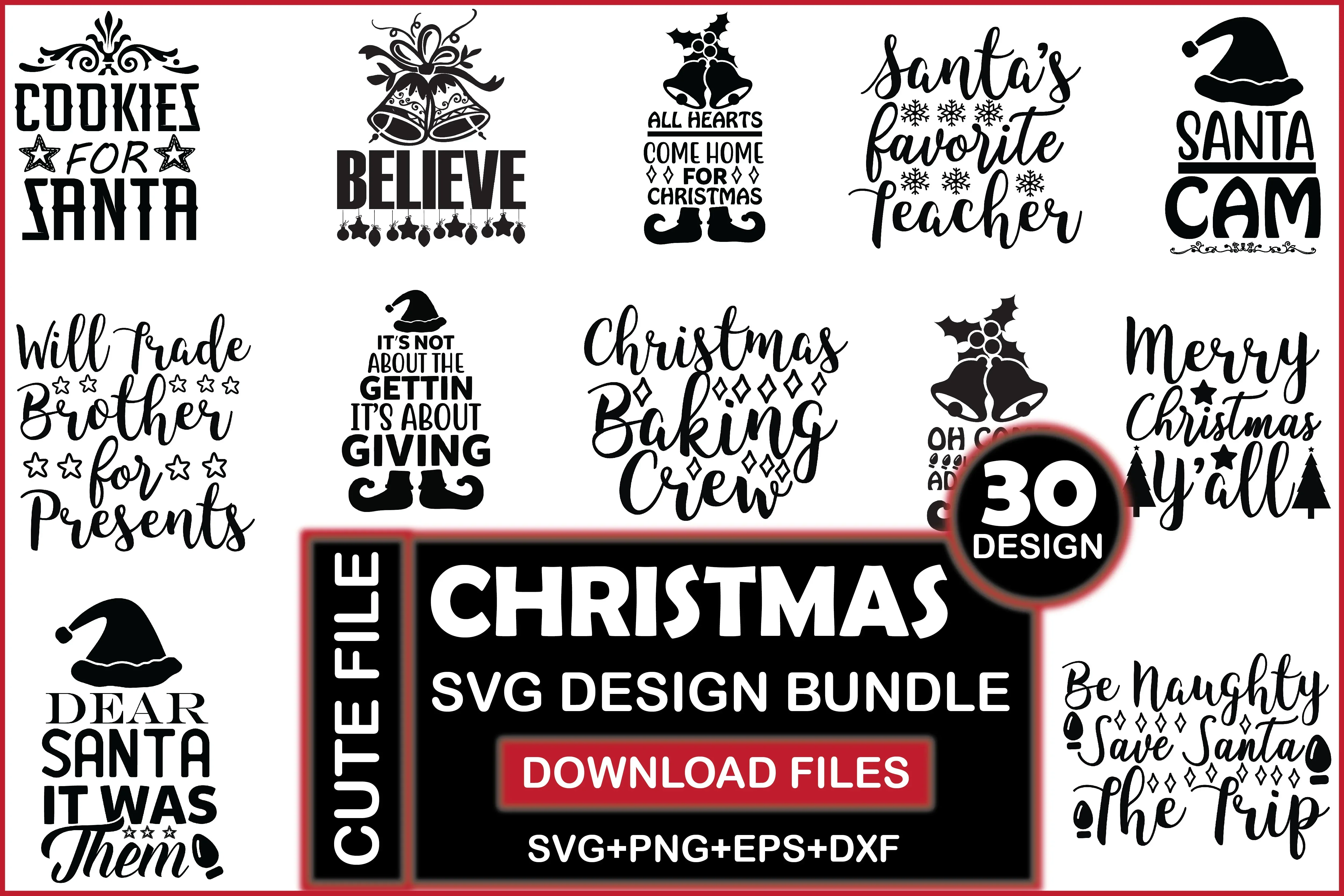 Christmas 1 SVG Bundle