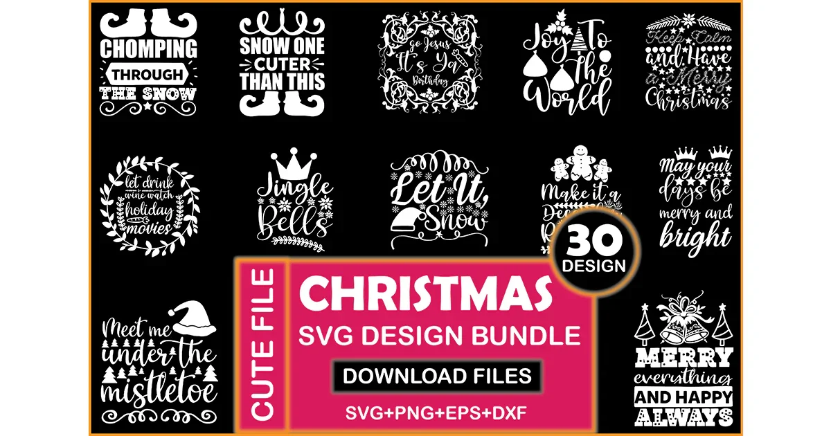Christmas 30 SVG Bundle - Image 3
