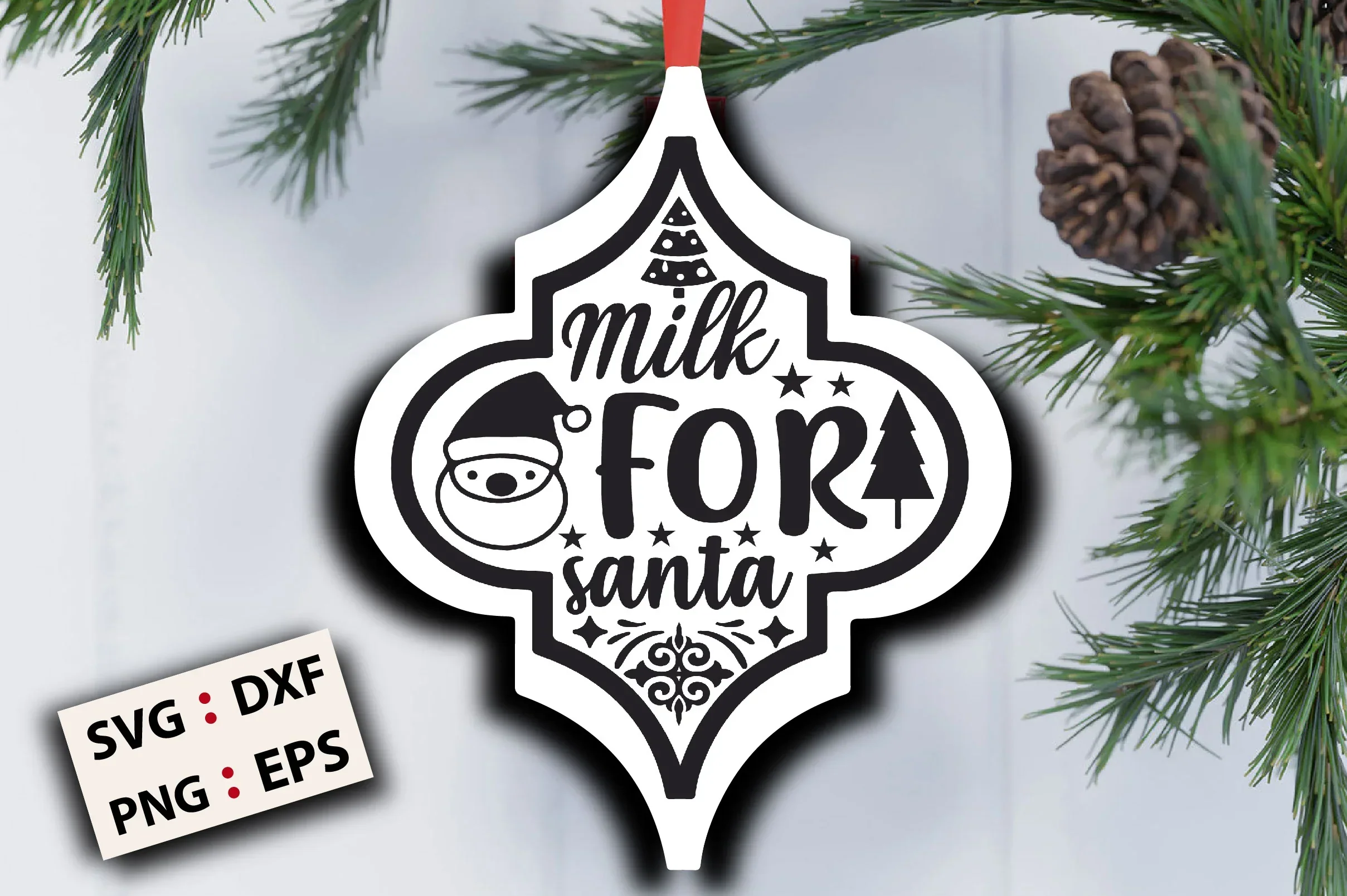 Christmas Arabesque Ornament SVG Bundle - Image 13