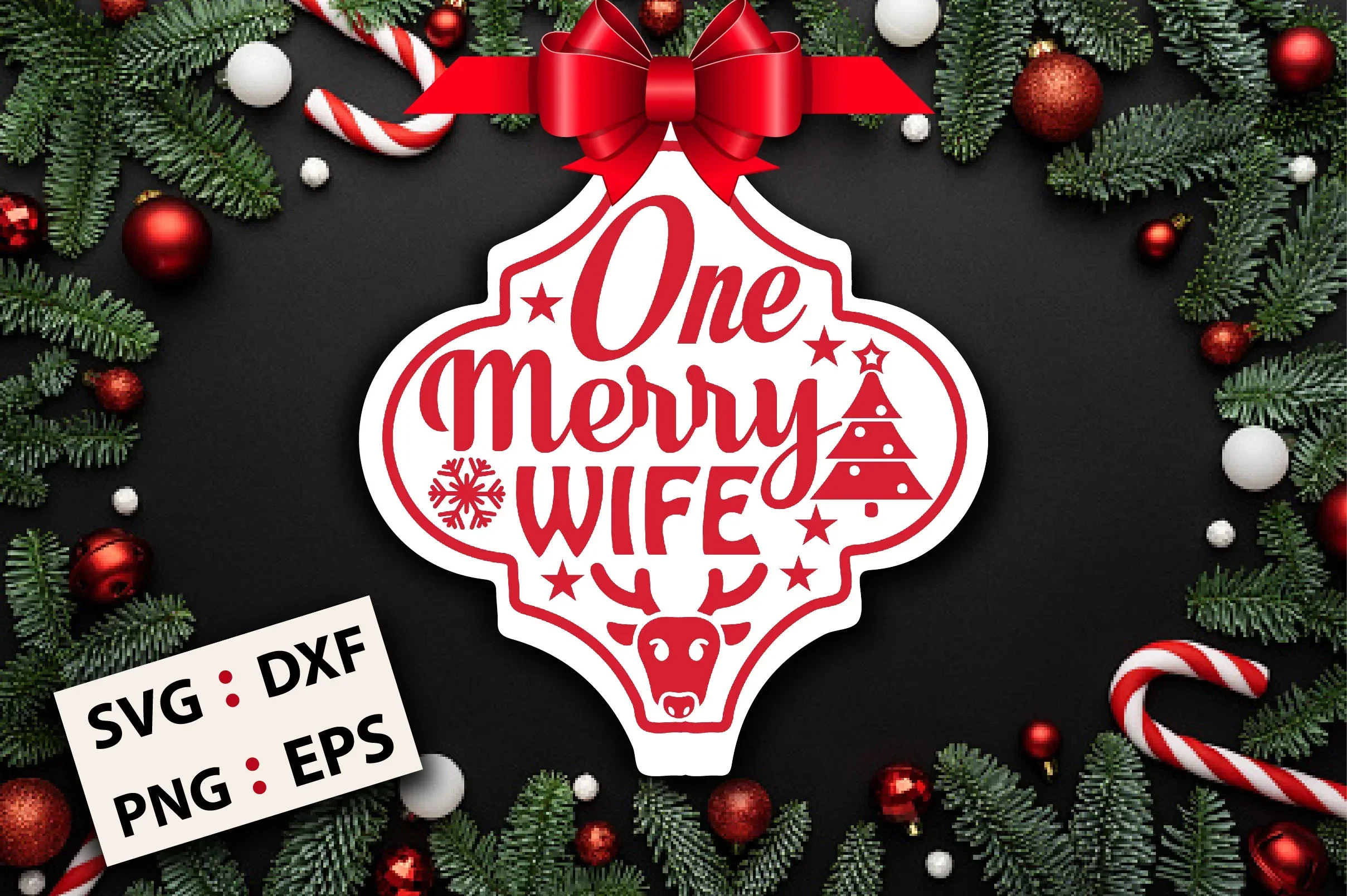 Christmas Arabesque Ornament SVG Bundle - Image 11