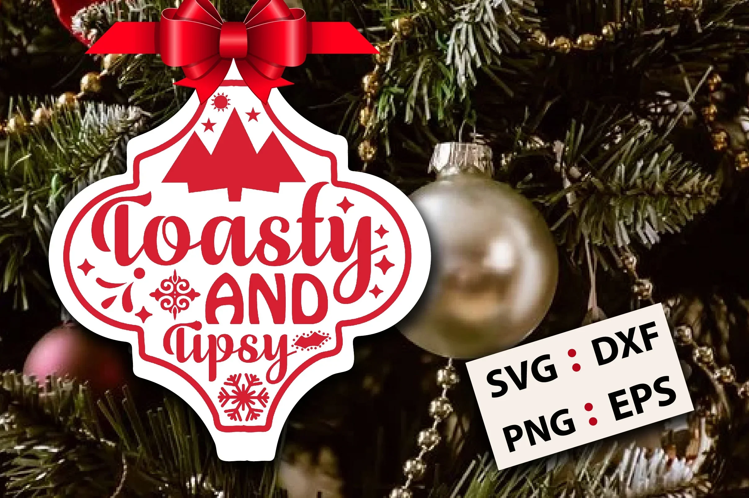 Christmas Arabesque Ornament SVG Bundle - Image 2