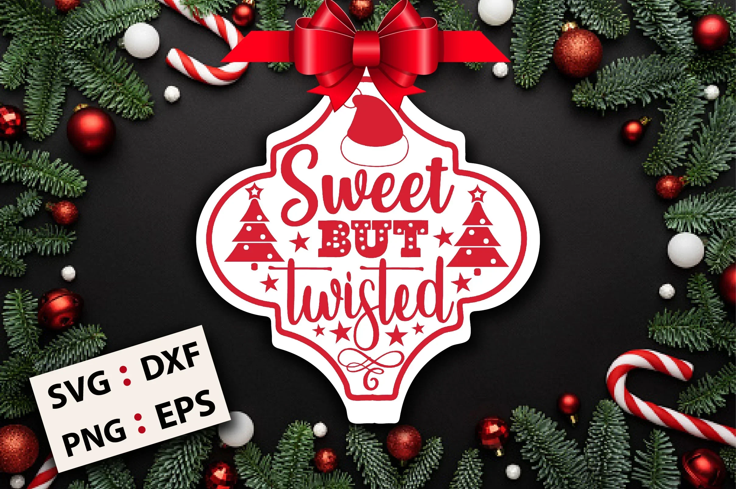 Christmas Arabesque Ornament SVG Bundle - Image 3