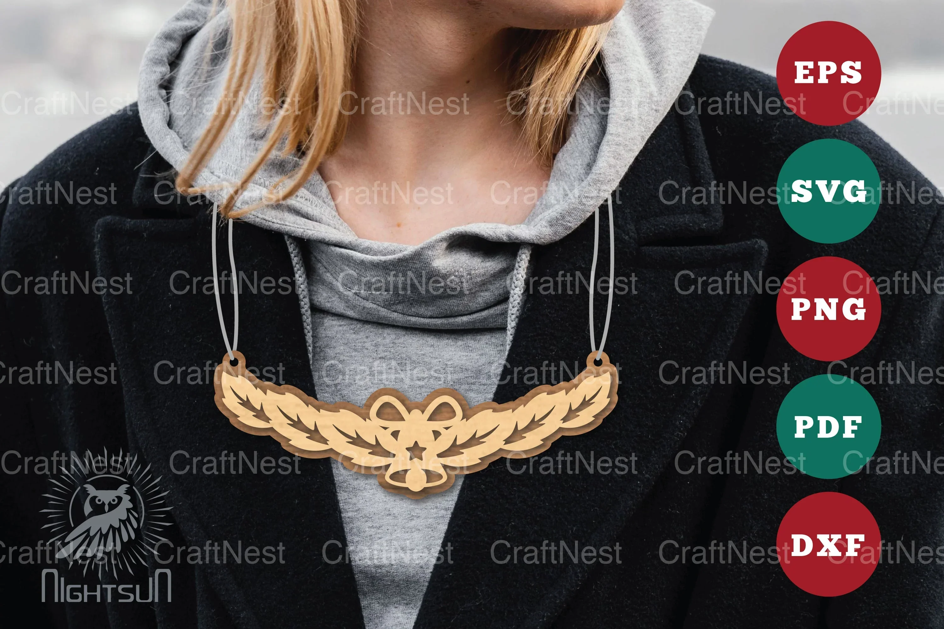 Christmas Bell Laser Cut Necklace SVG Bundle
