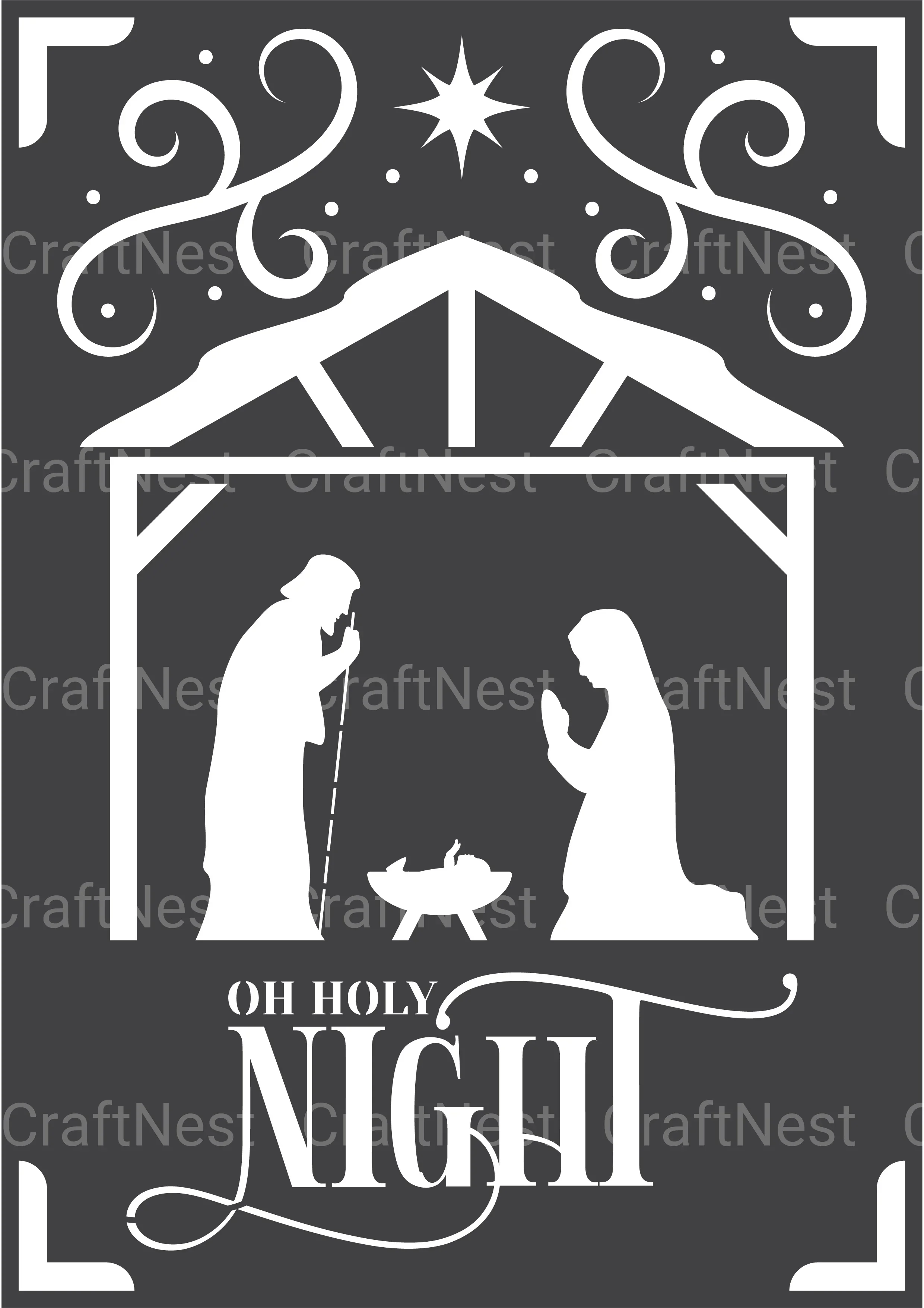Christmas Card Papercut SVG Bundle - Image 3