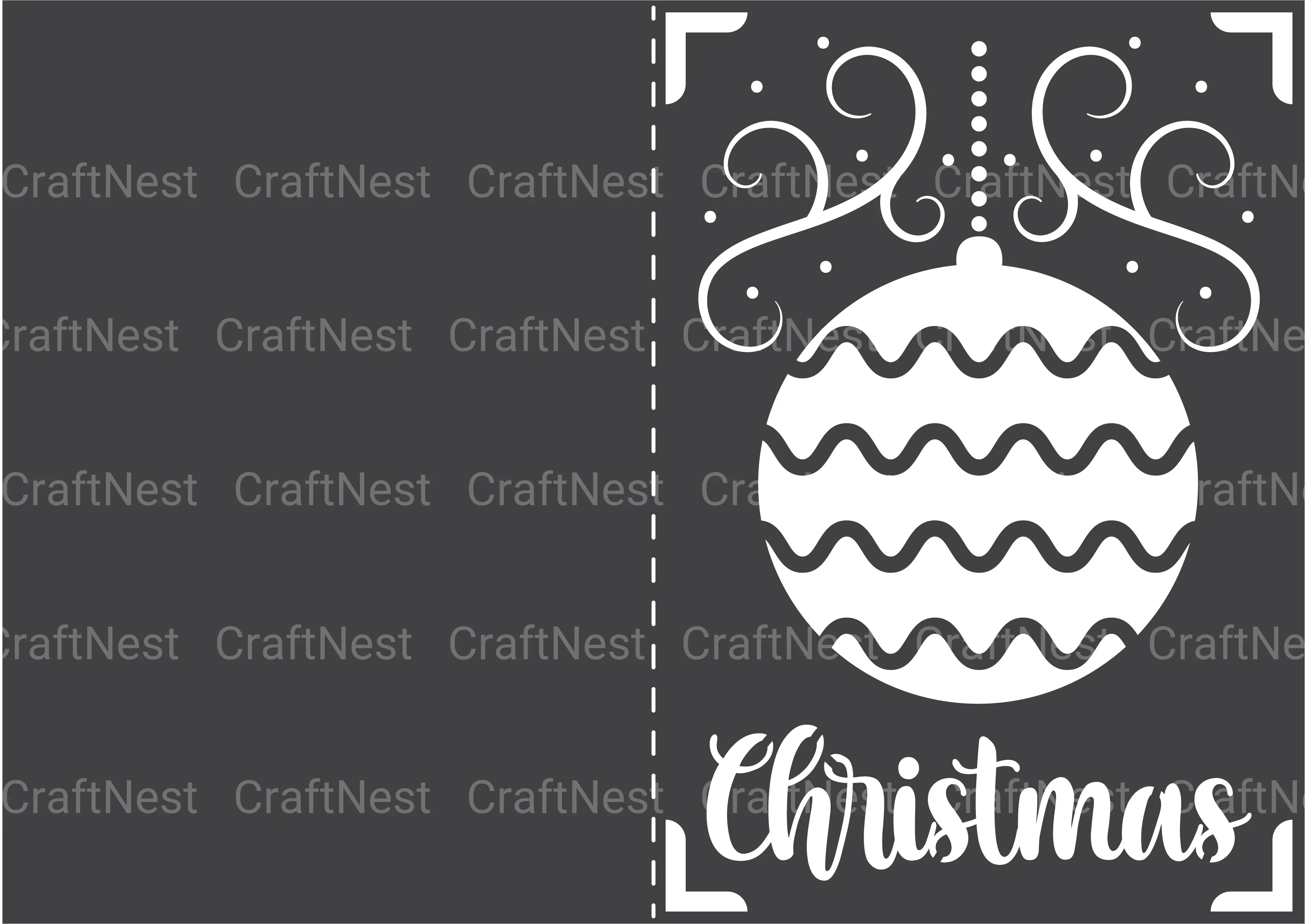 Christmas Card Papercut SVG Bundle - Image 8