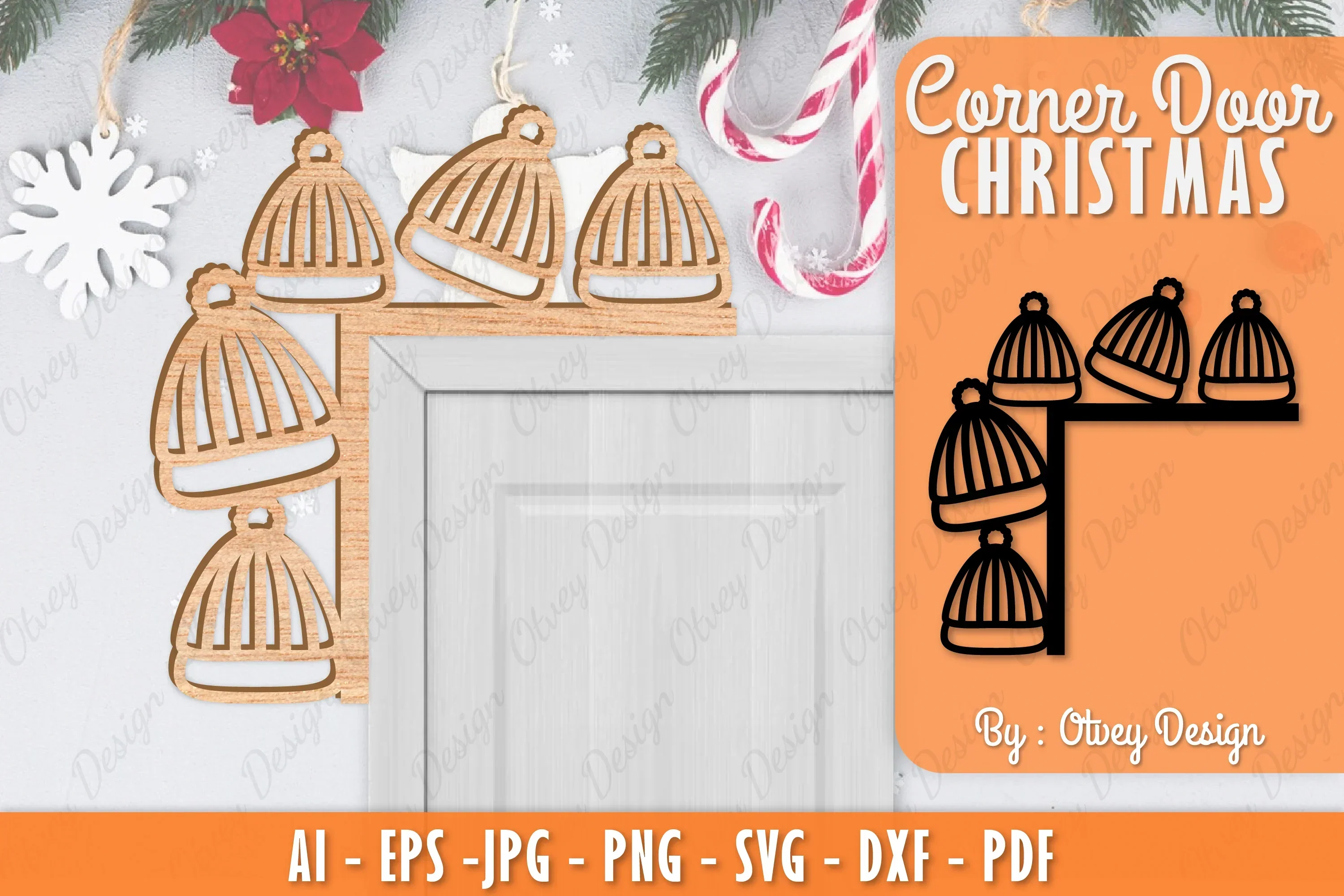 Christmas Corner Door SVG Bundle