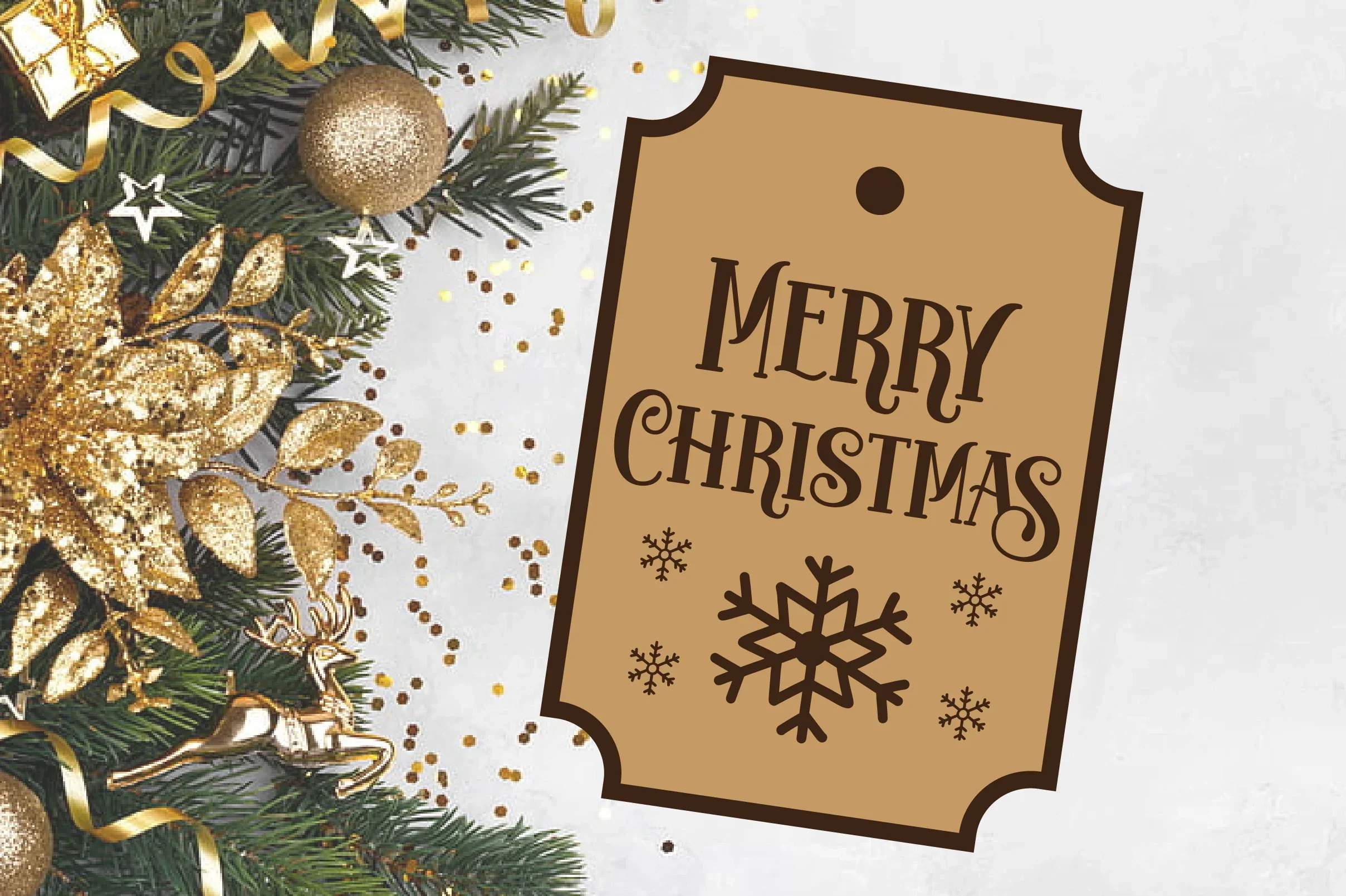 Christmas Gift Tag Laser Cut Bundle - Image 2