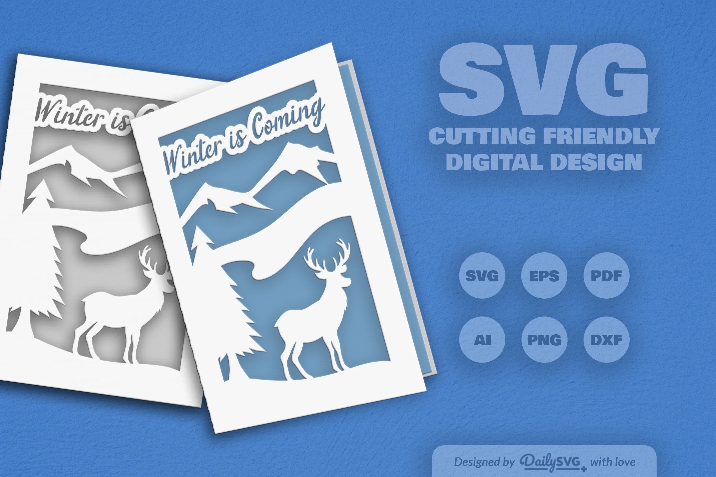 Christmas Greeting Card Clipart - Daily SVG Bundles - Image 11