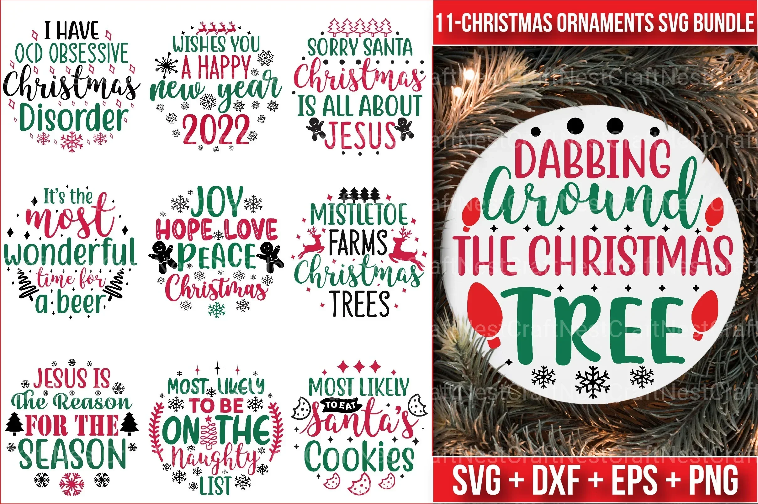 Christmas Ornaments Bundle