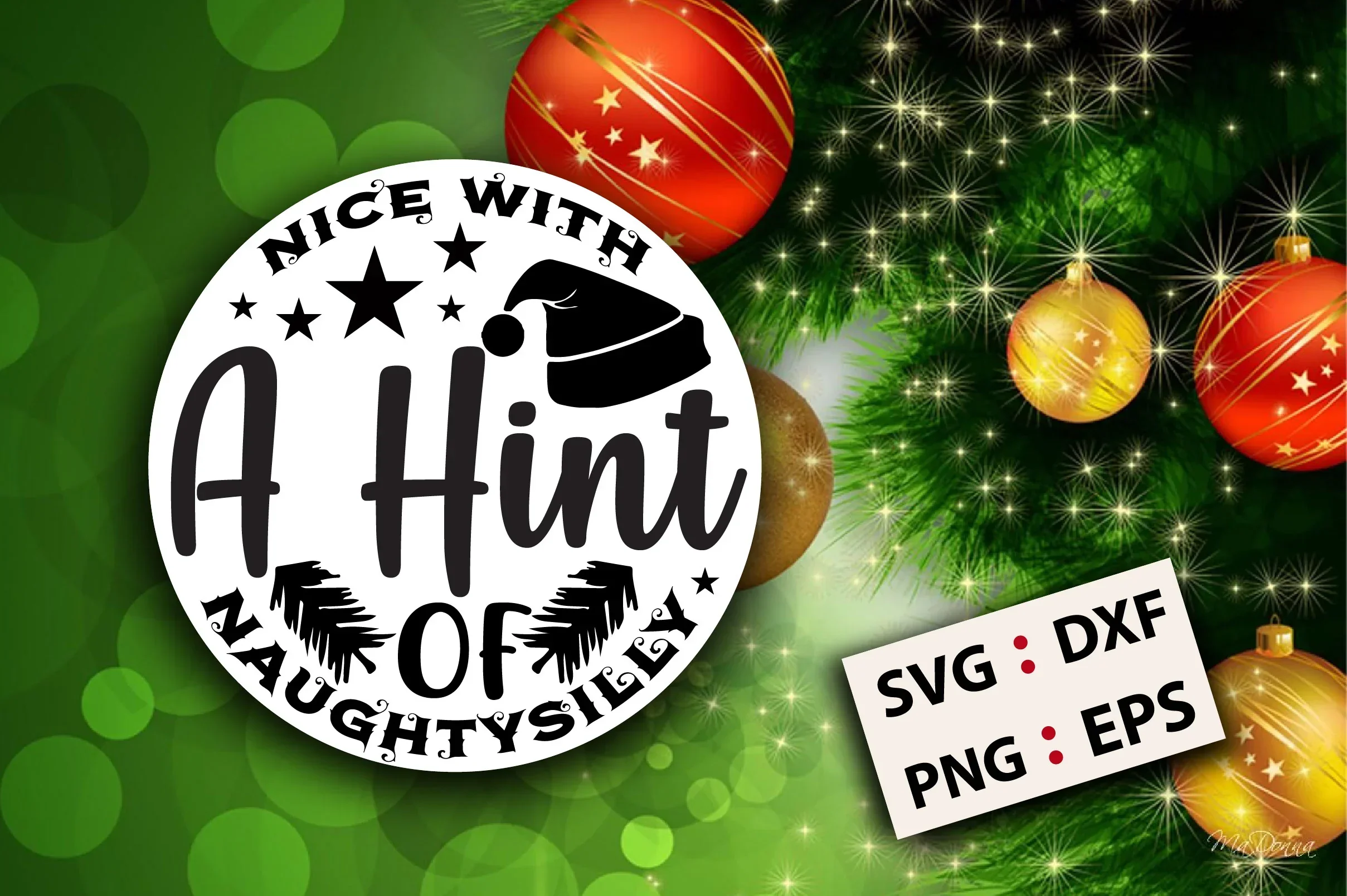Christmas Round SVG Bundle - Image 10