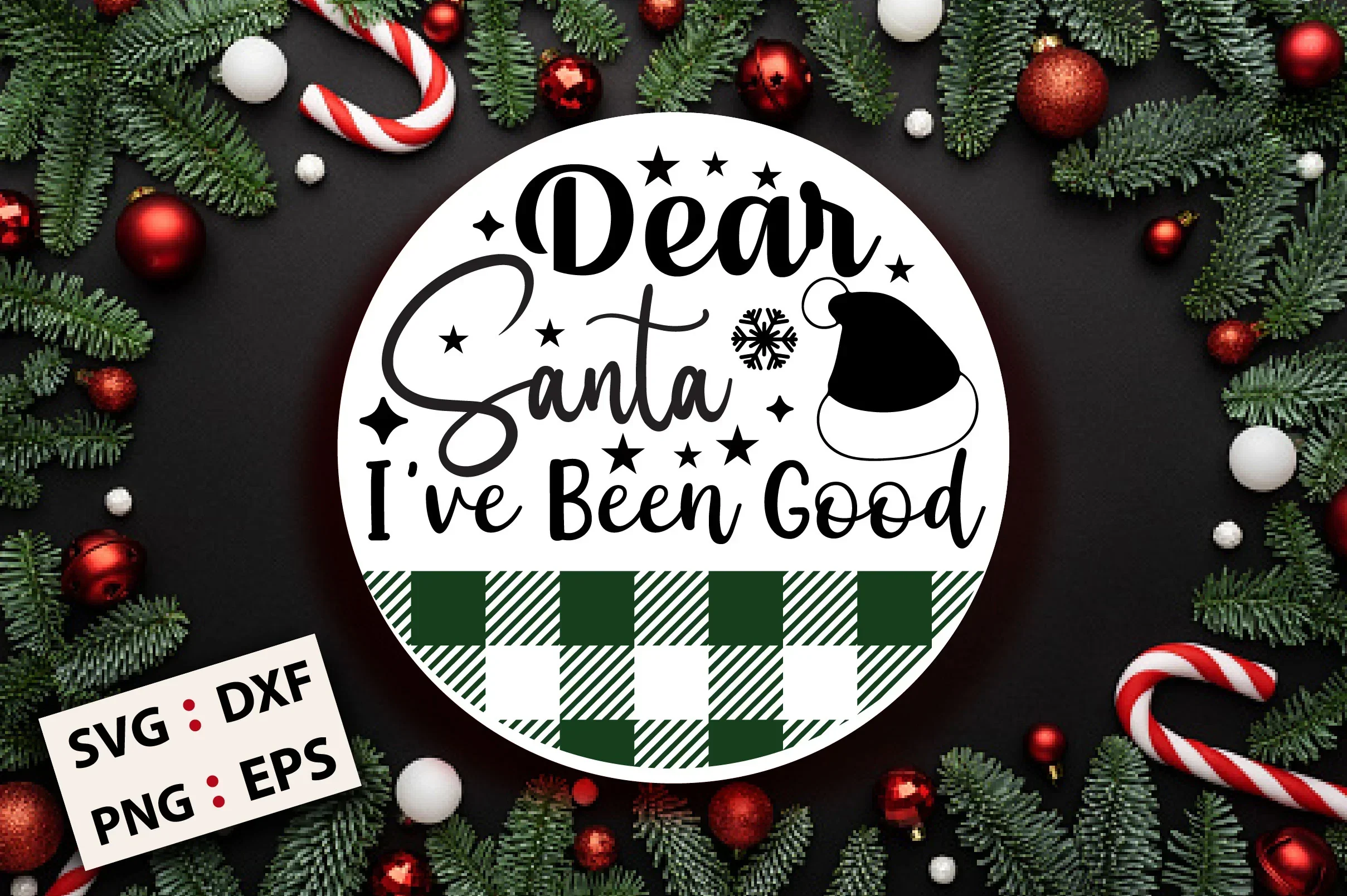 Christmas Round SVG Bundle - Image 11