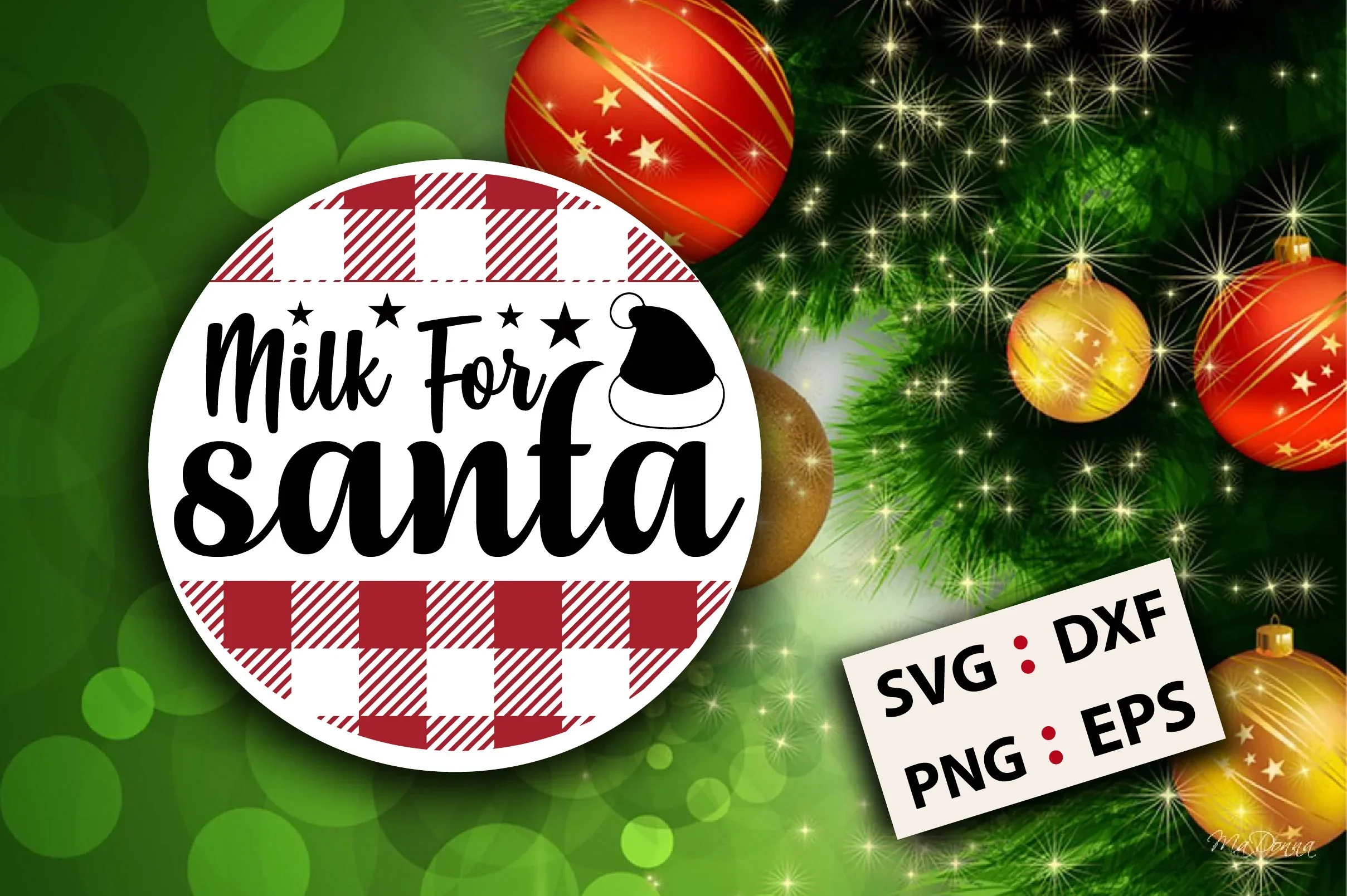 Christmas Round SVG Bundle - Image 7
