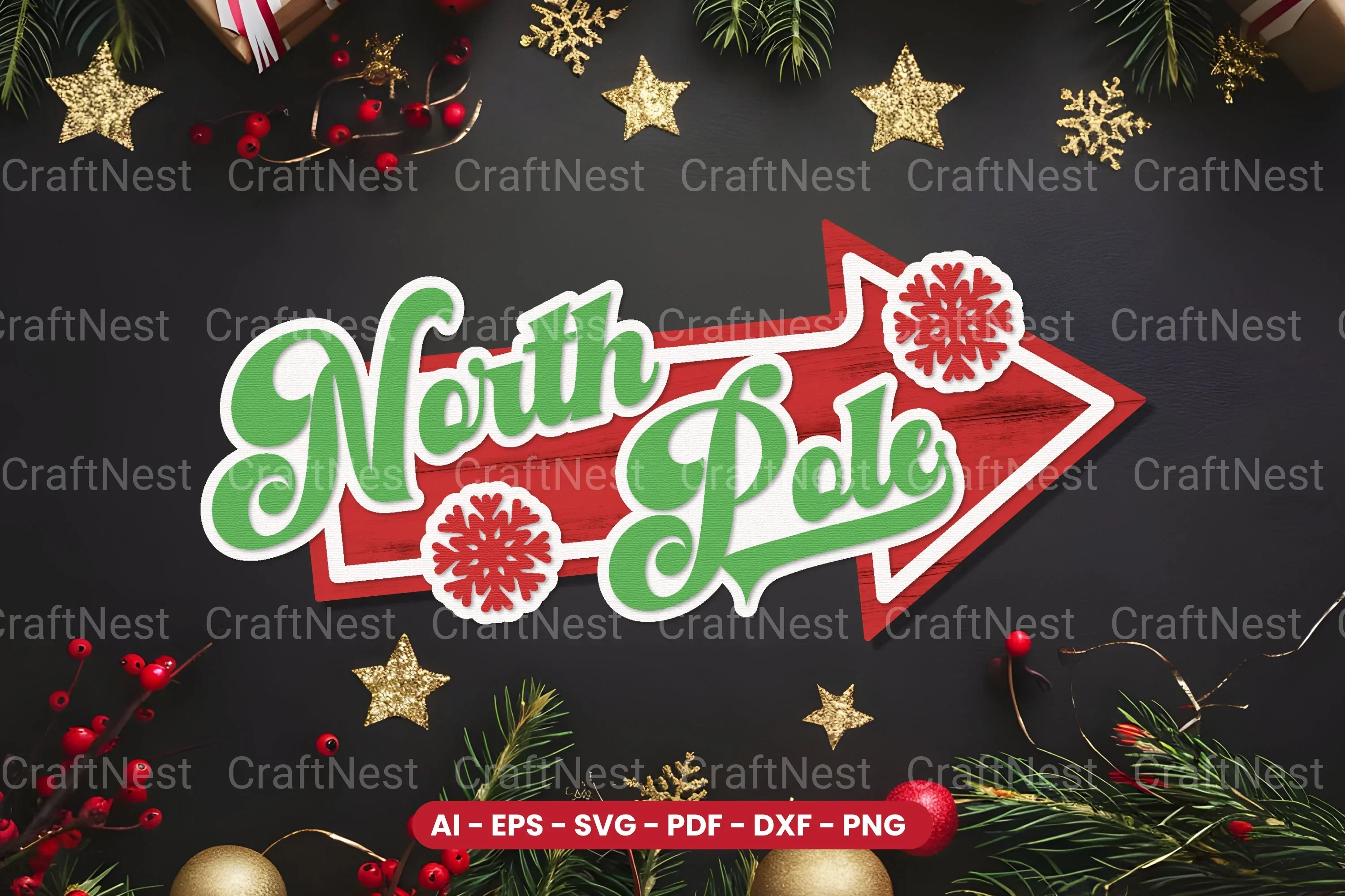 Christmas Sign Laser Cut SVG Bundle