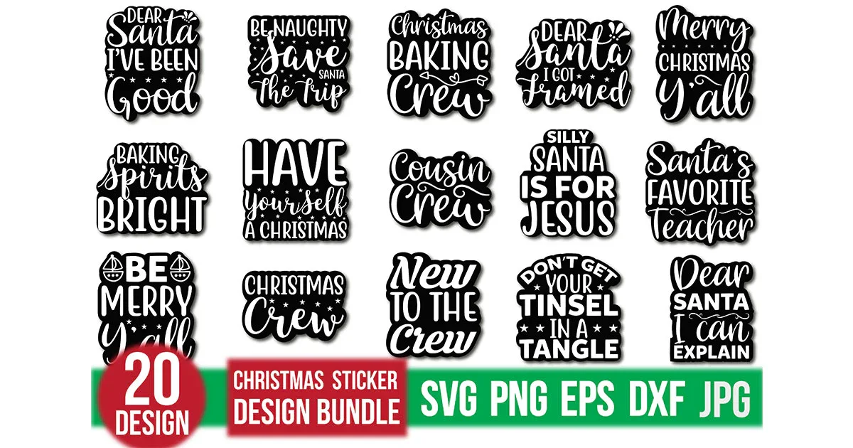 Christmas Sticker Bundle