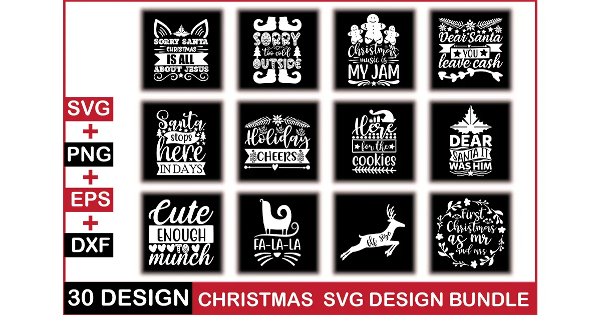 Christmas SVG Bundle - Image 3