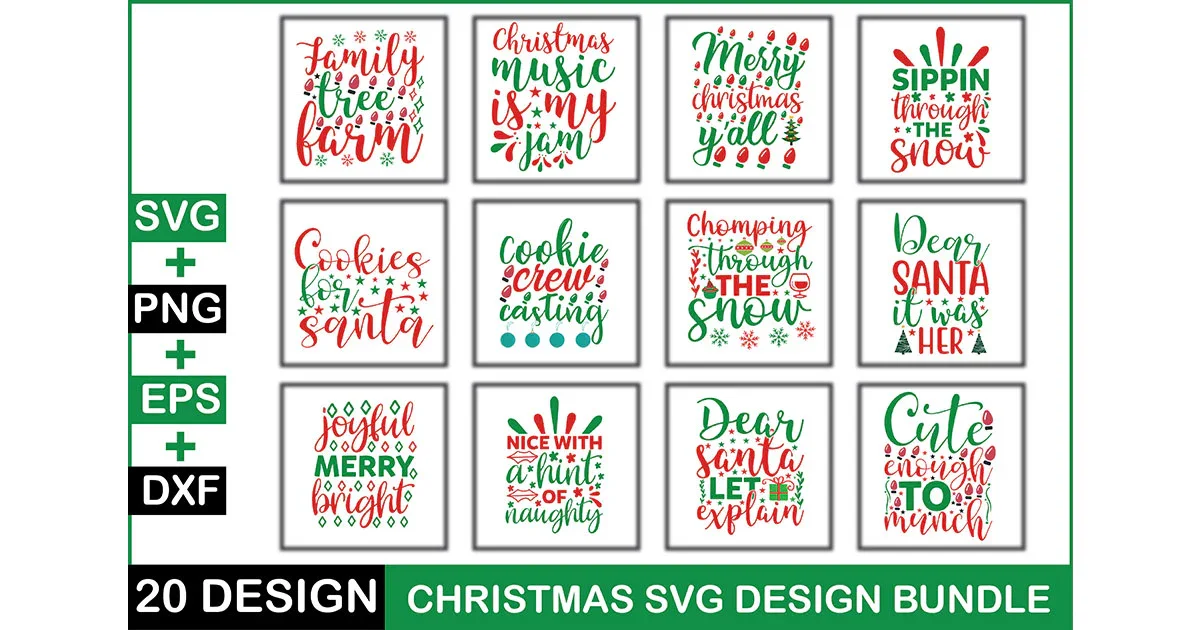 Christmas SVG Bundle - Image 3