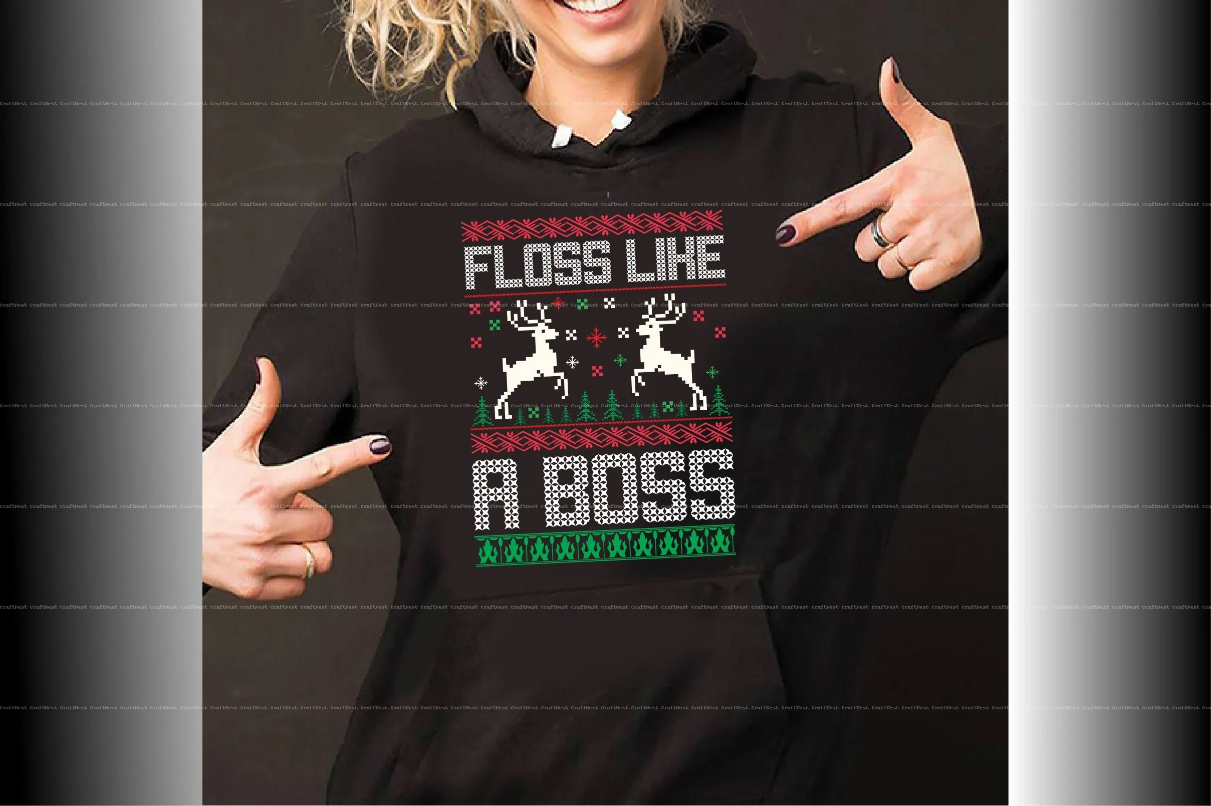 Christmas Sweater Design SVG Bundle - Image 10