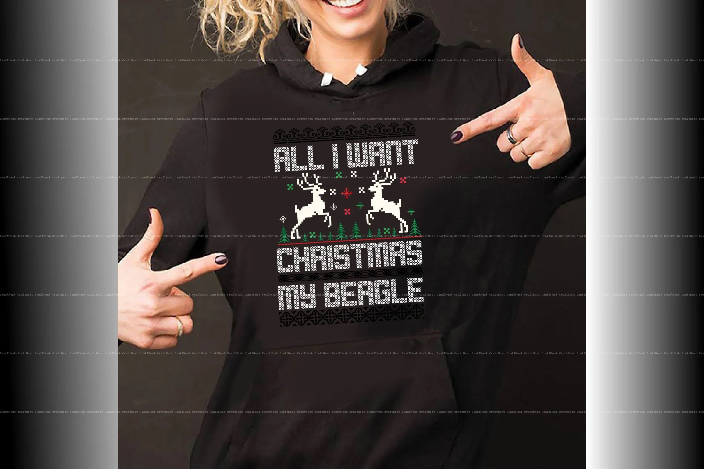 Christmas Sweater Design SVG Bundle - Image 7
