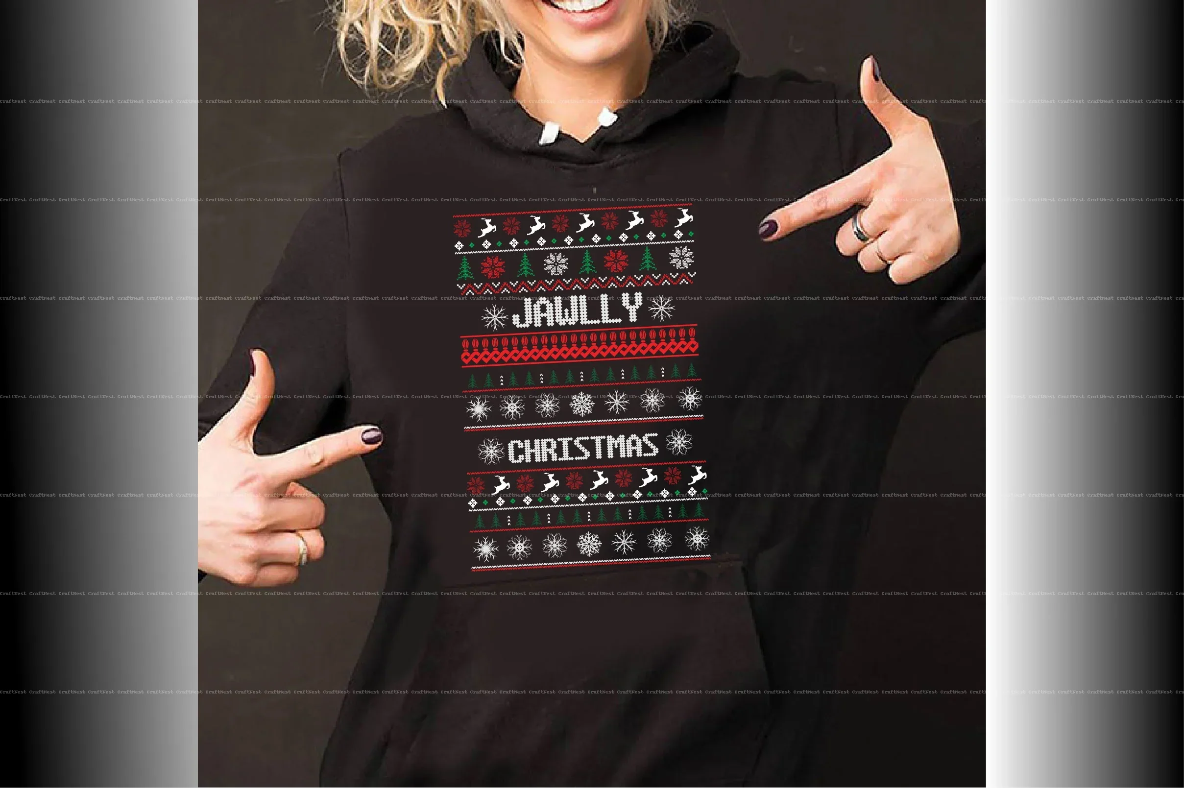 Christmas Sweater Design SVG Bundle - Image 9