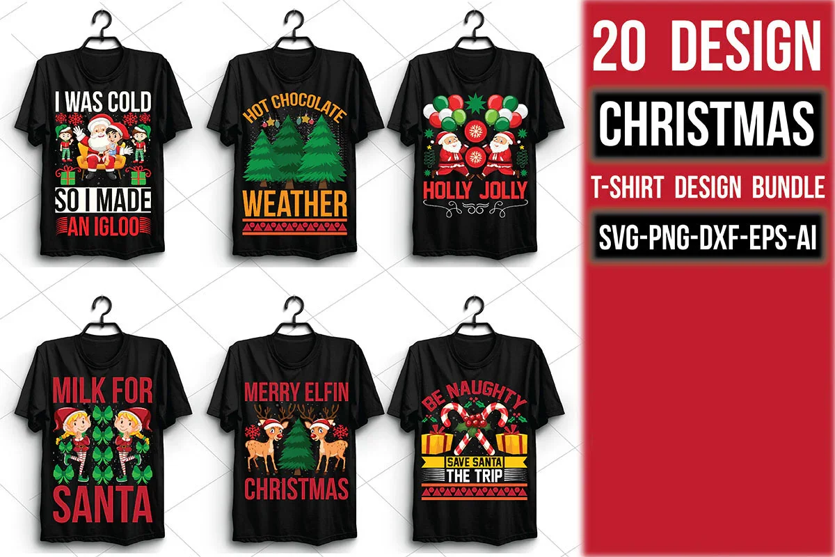 Christmas T Shirt Bundle