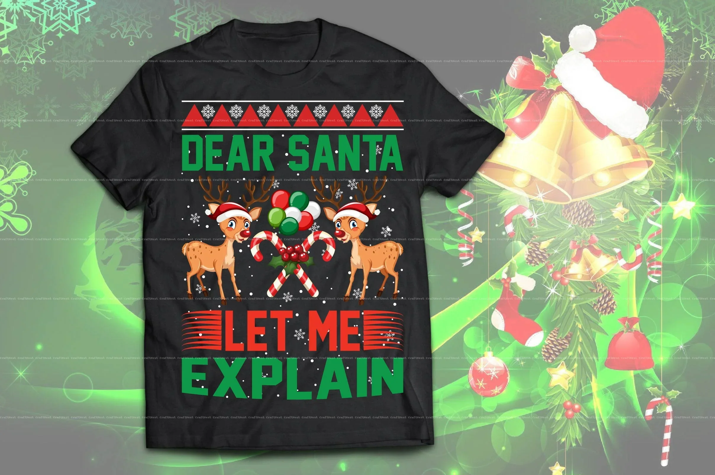 Christmas T-Shirt Design SVG Bundle - Image 3