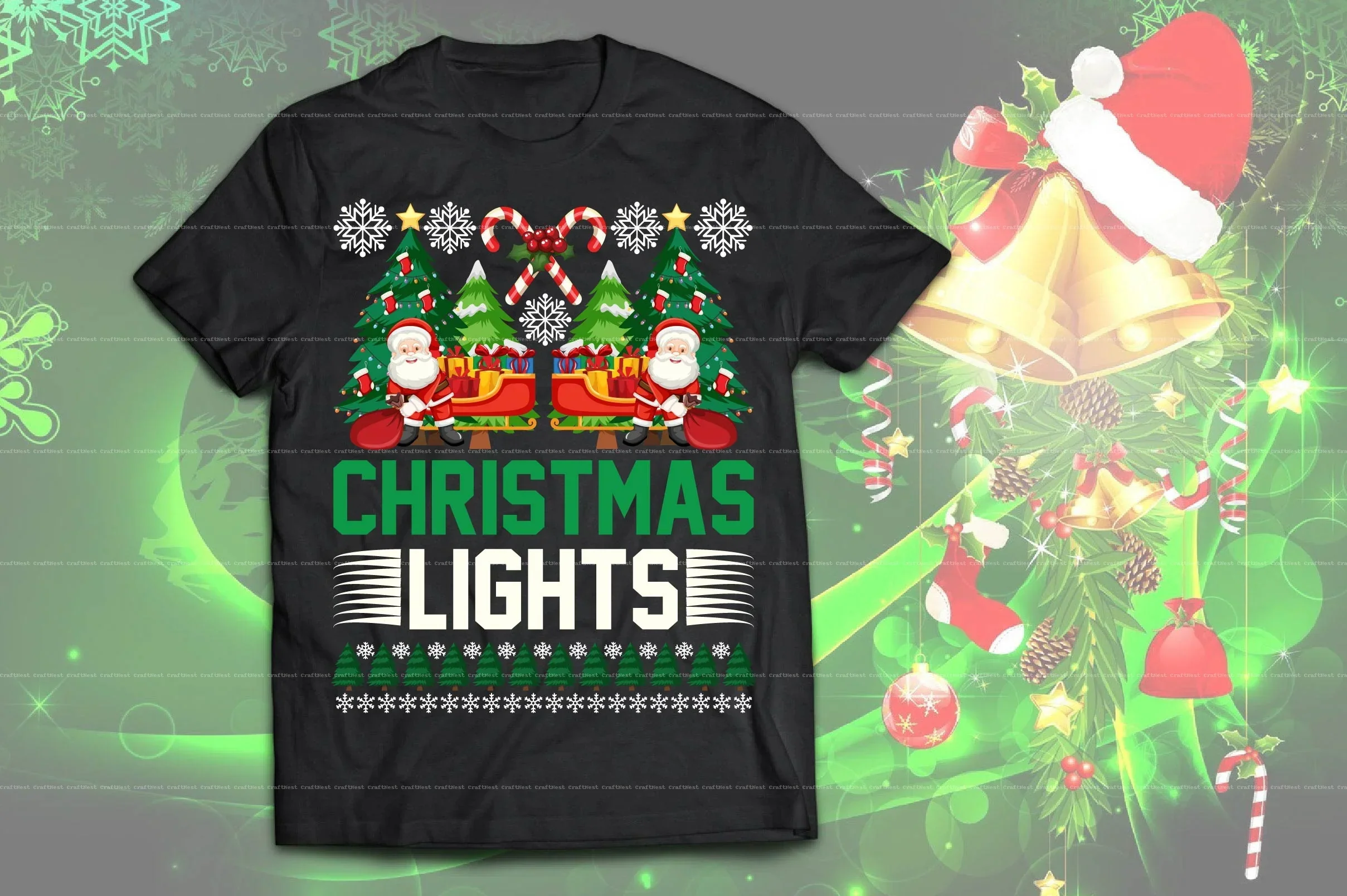 Christmas T-Shirt Design SVG Bundle - Image 7