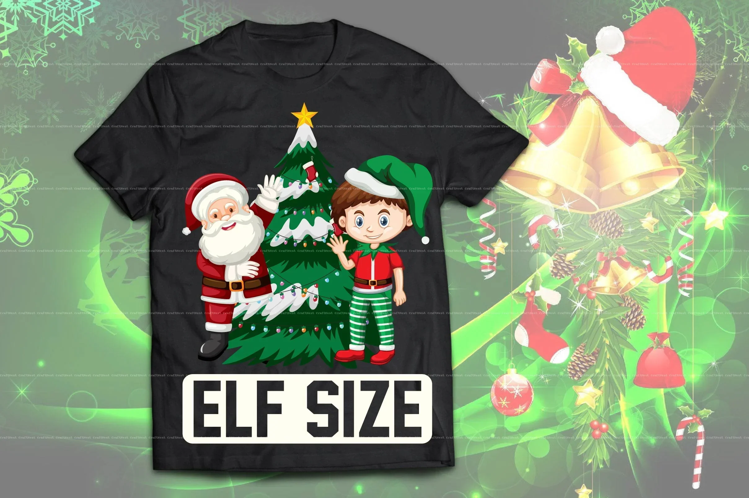 Christmas T-Shirt Design SVG Bundle - Image 9