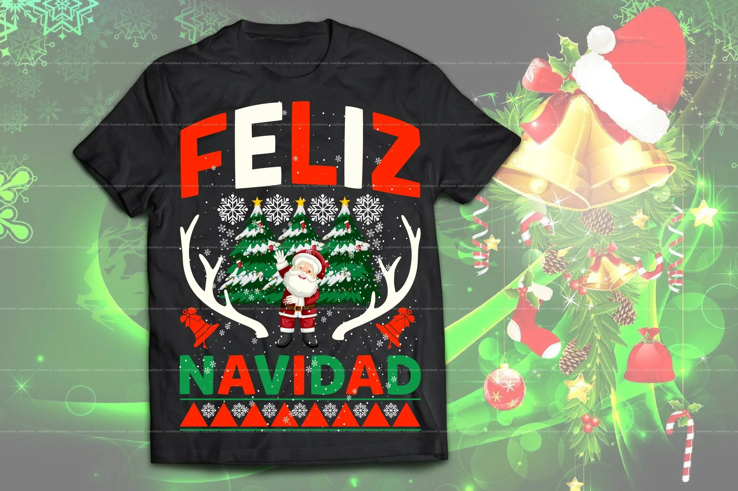 Christmas T-Shirt Design SVG Bundle - Image 10