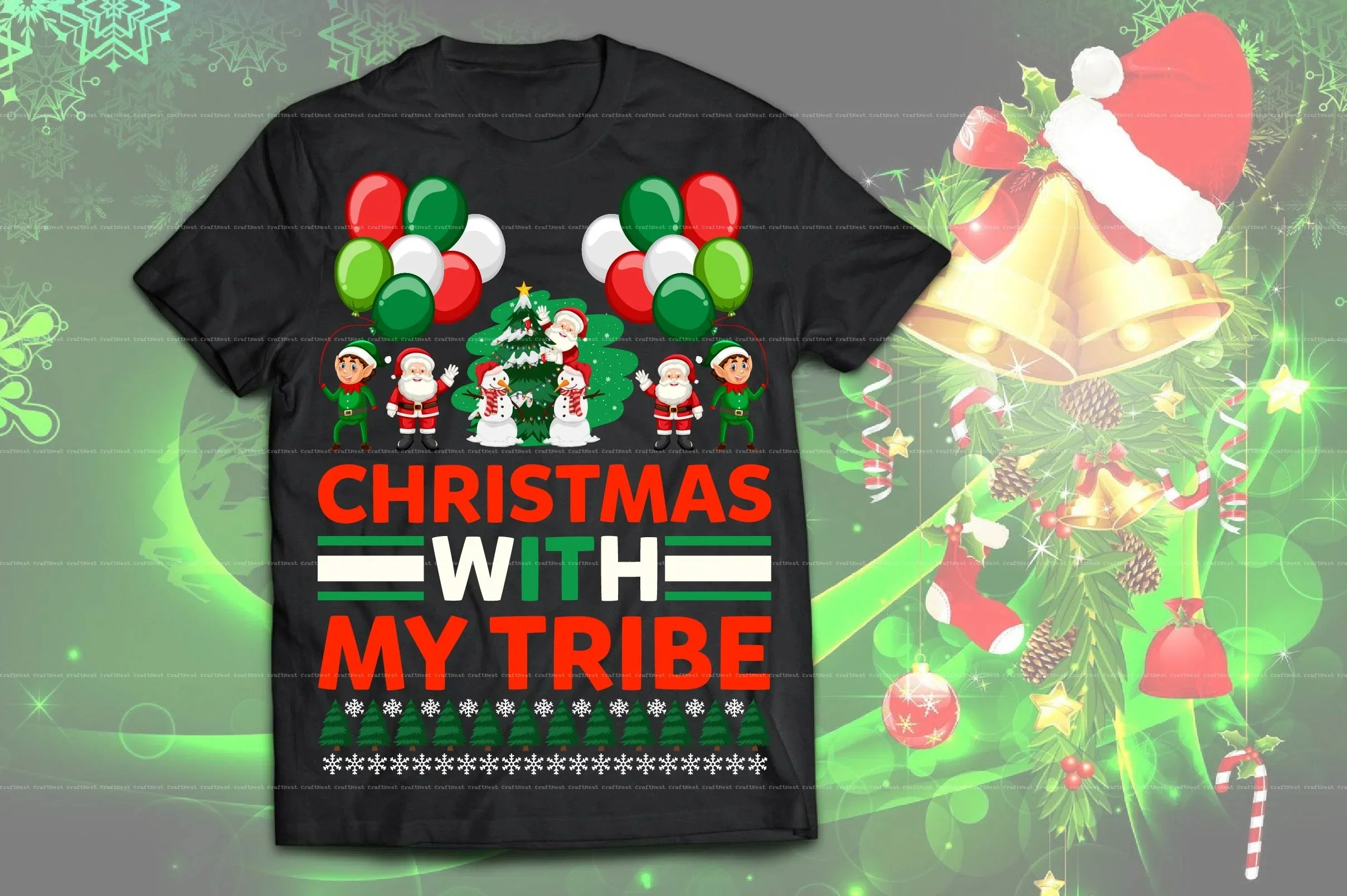 Christmas T-Shirt Design SVG Bundle - Image 4