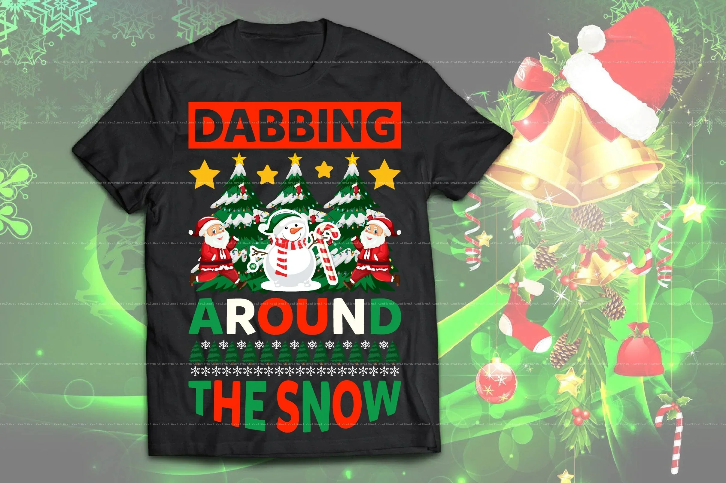 Christmas T-Shirt Design SVG Bundle - Image 5