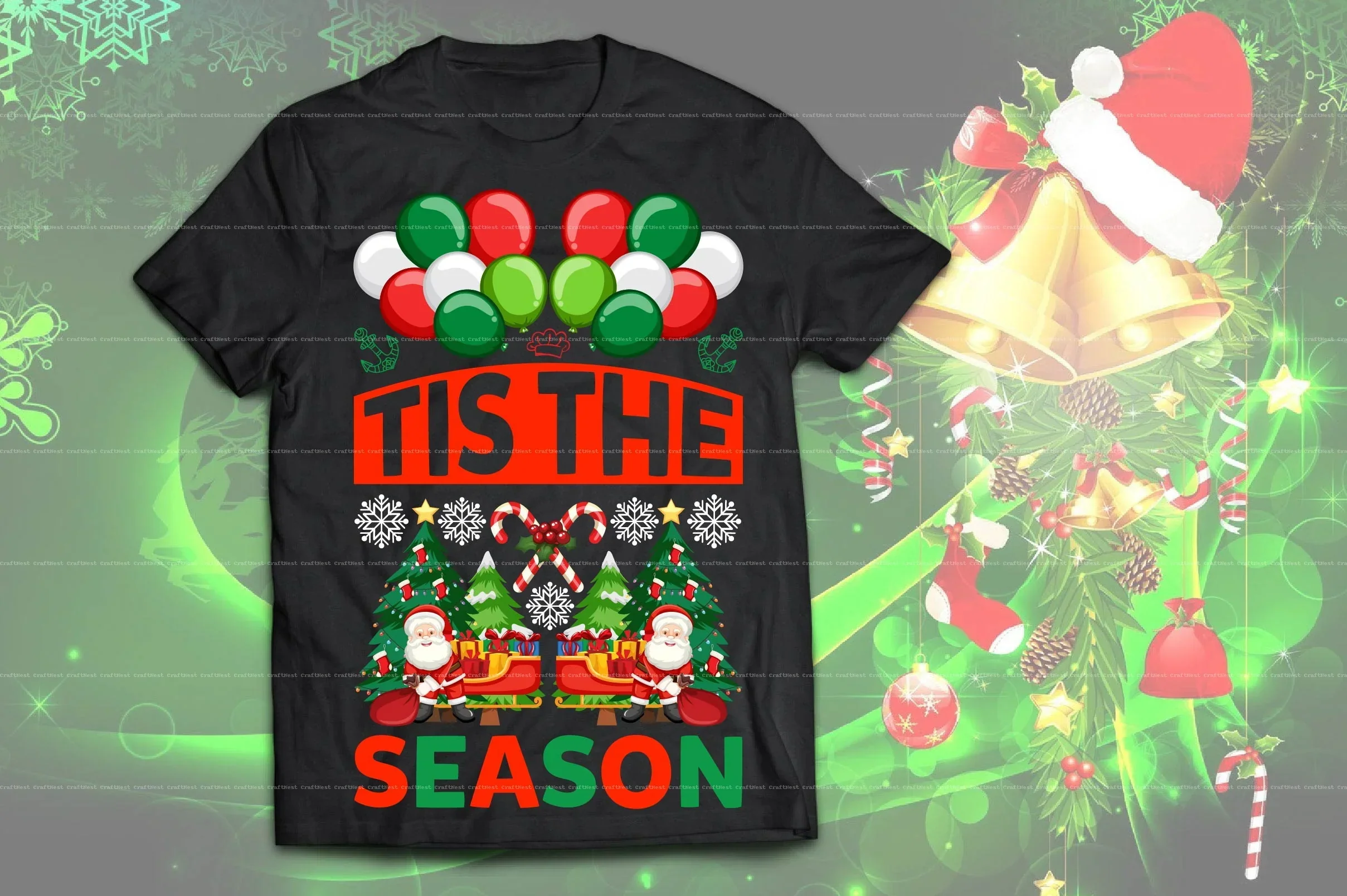 Christmas T-Shirt Design SVG Bundle - Image 8