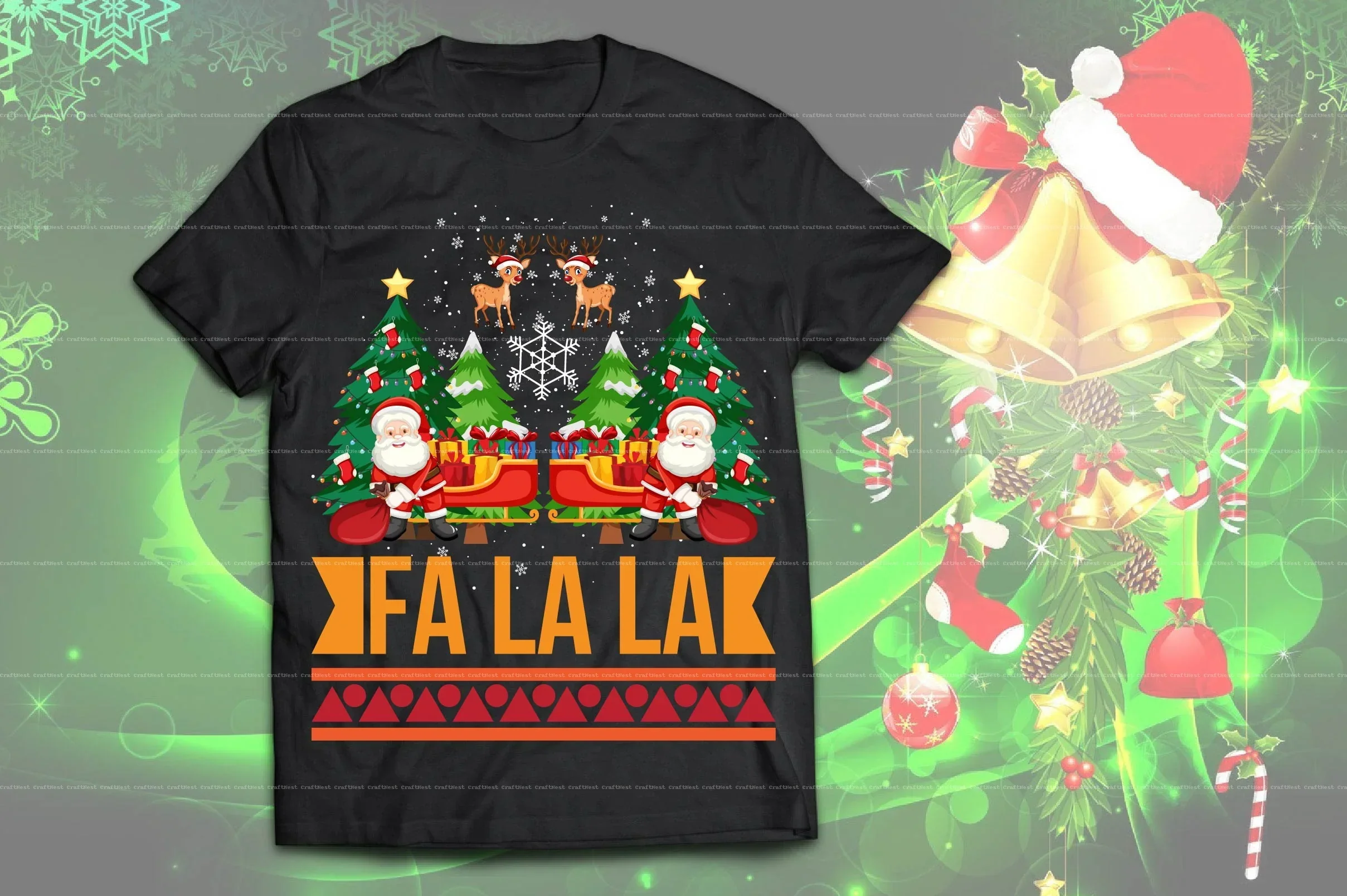 Christmas T-Shirt Design SVG Bundle - Image 11
