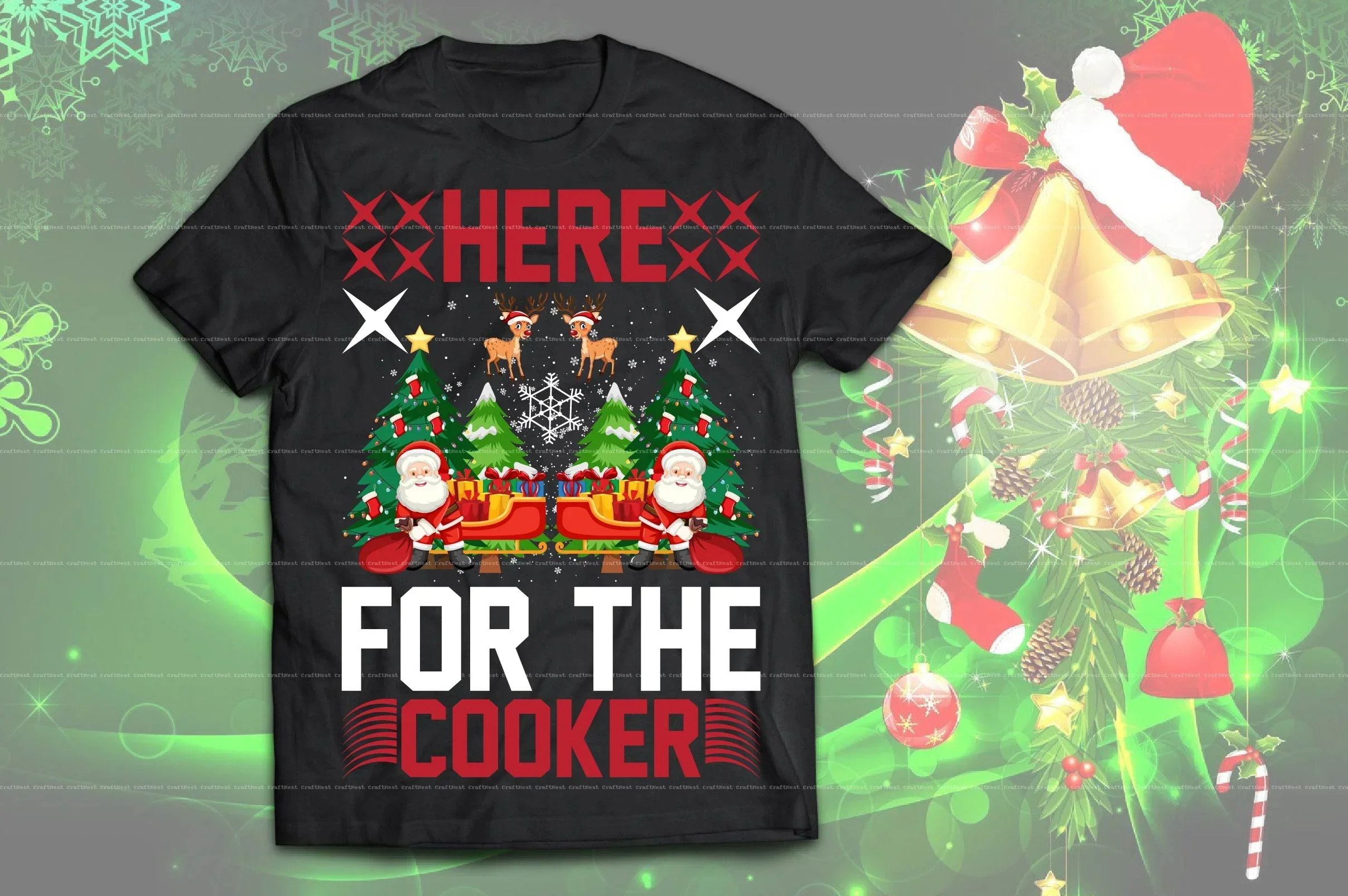 Christmas T-Shirt Design SVG Bundle - Image 12