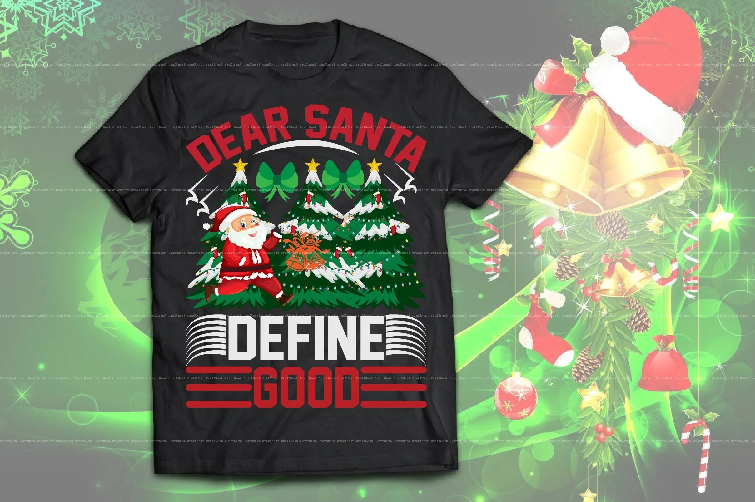 Christmas T-Shirt Design SVG Bundle - Image 6