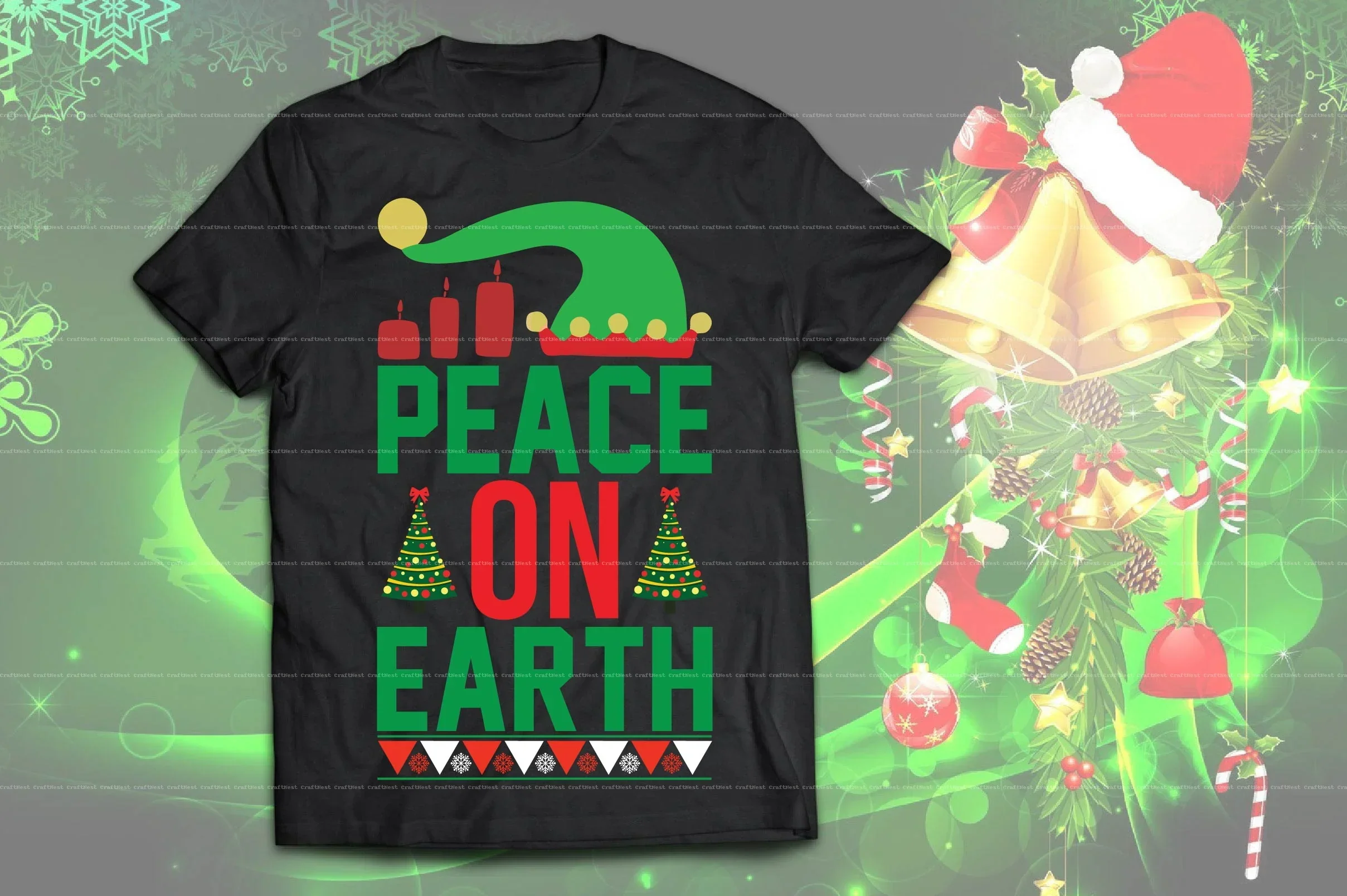 Christmas T-Shirt Design SVG Bundle - Image 11