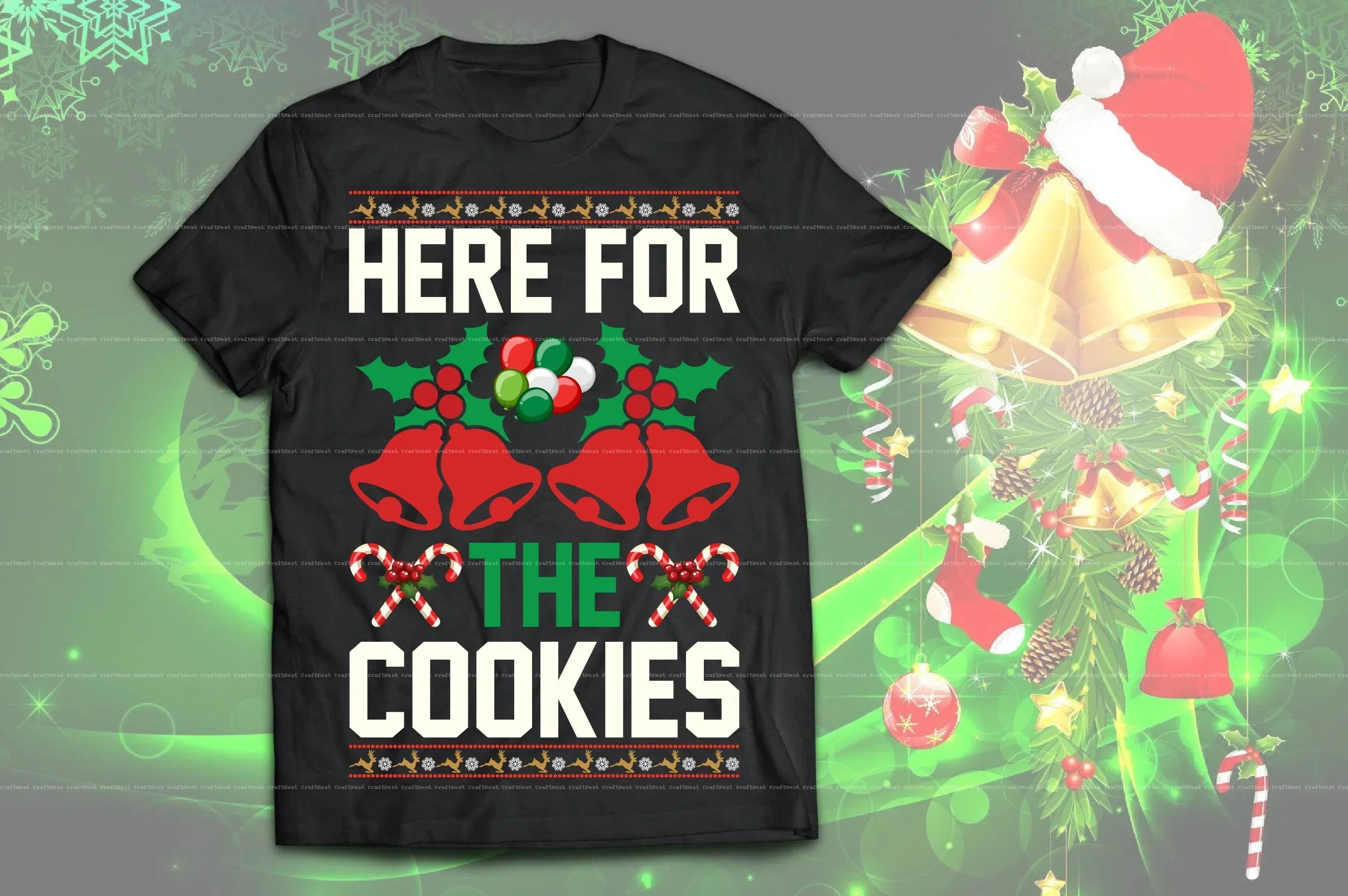 Christmas T-Shirt Design SVG Bundle - Image 11