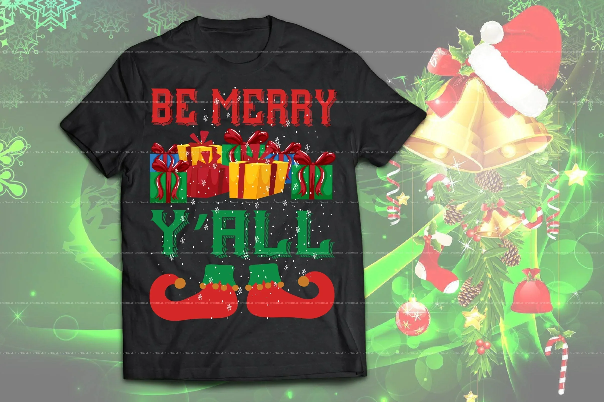 Christmas T-Shirt Design SVG Bundle - Image 13