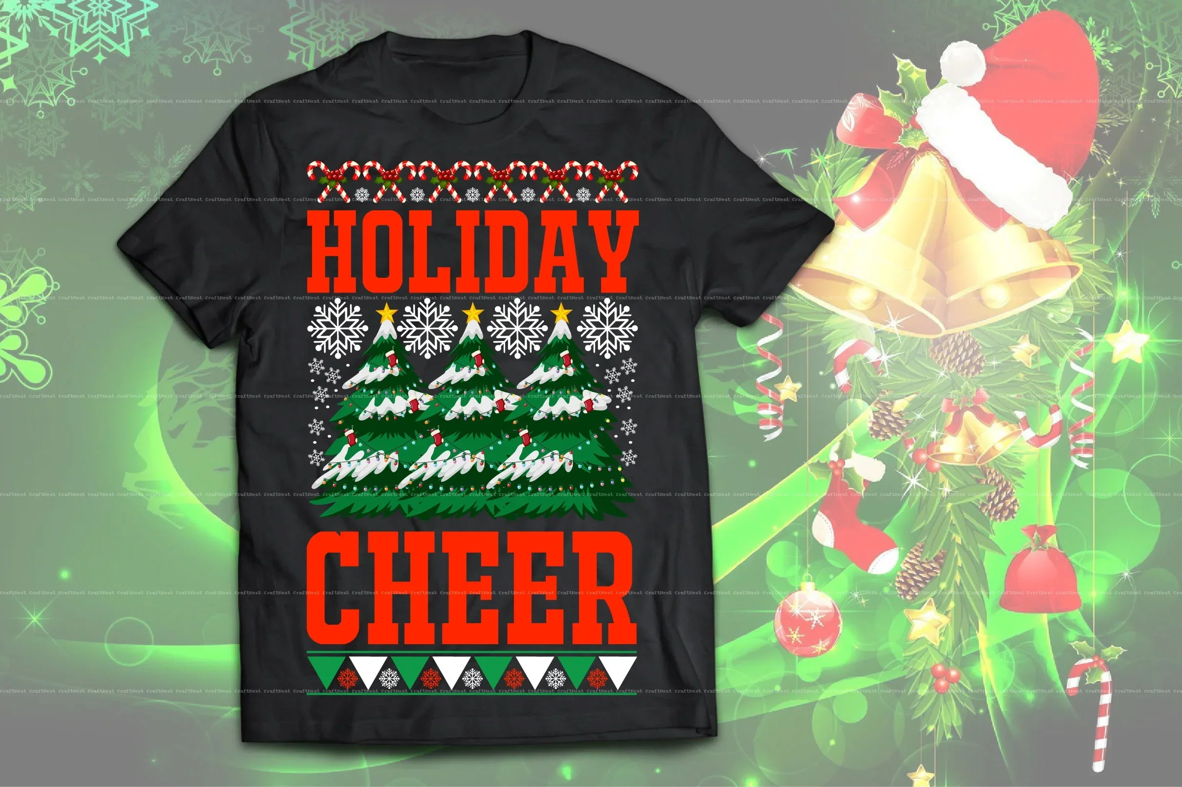 Christmas T-Shirt Design SVG Bundle - Image 11