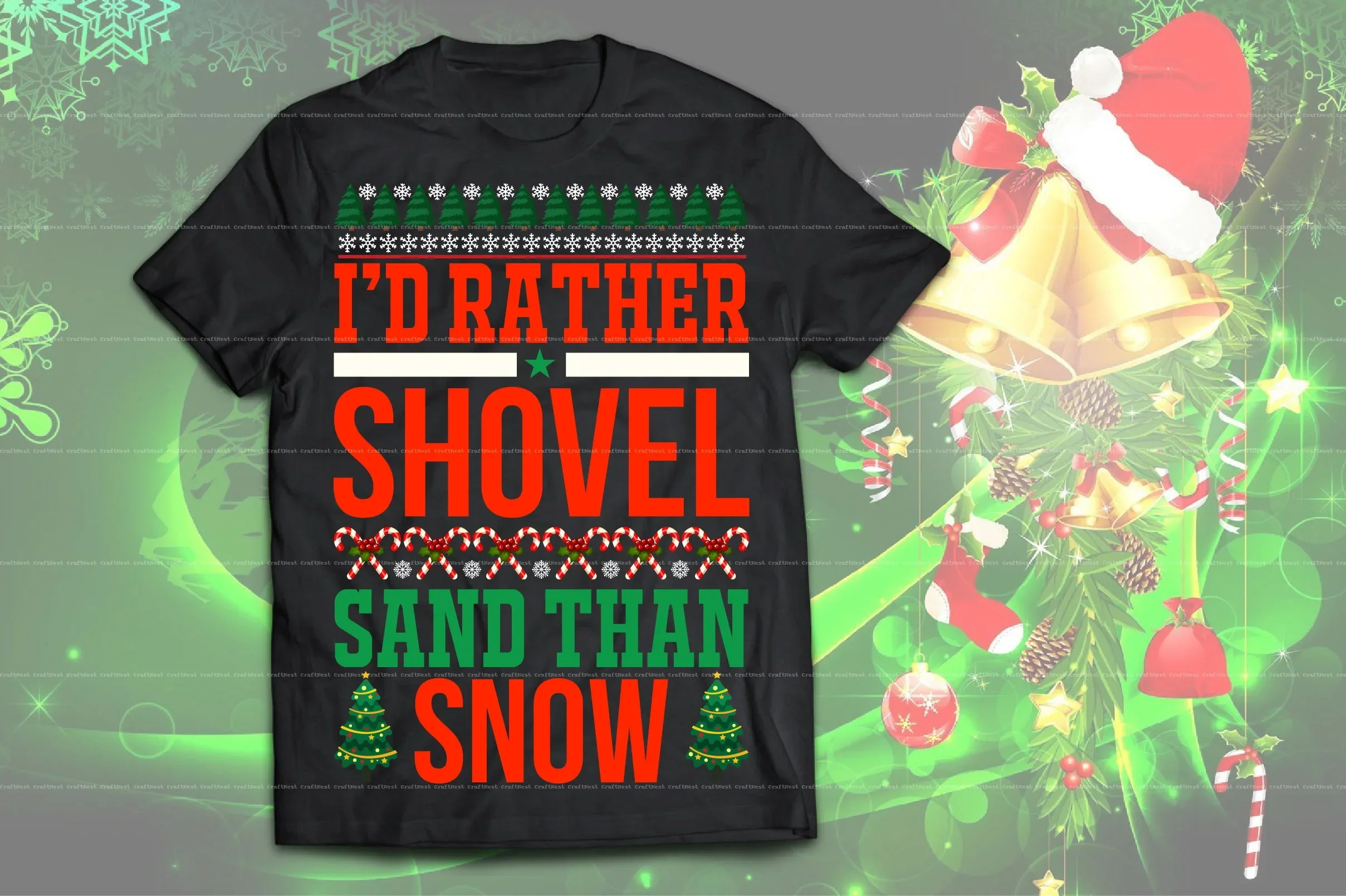Christmas T-Shirt Design SVG Bundle - Image 7