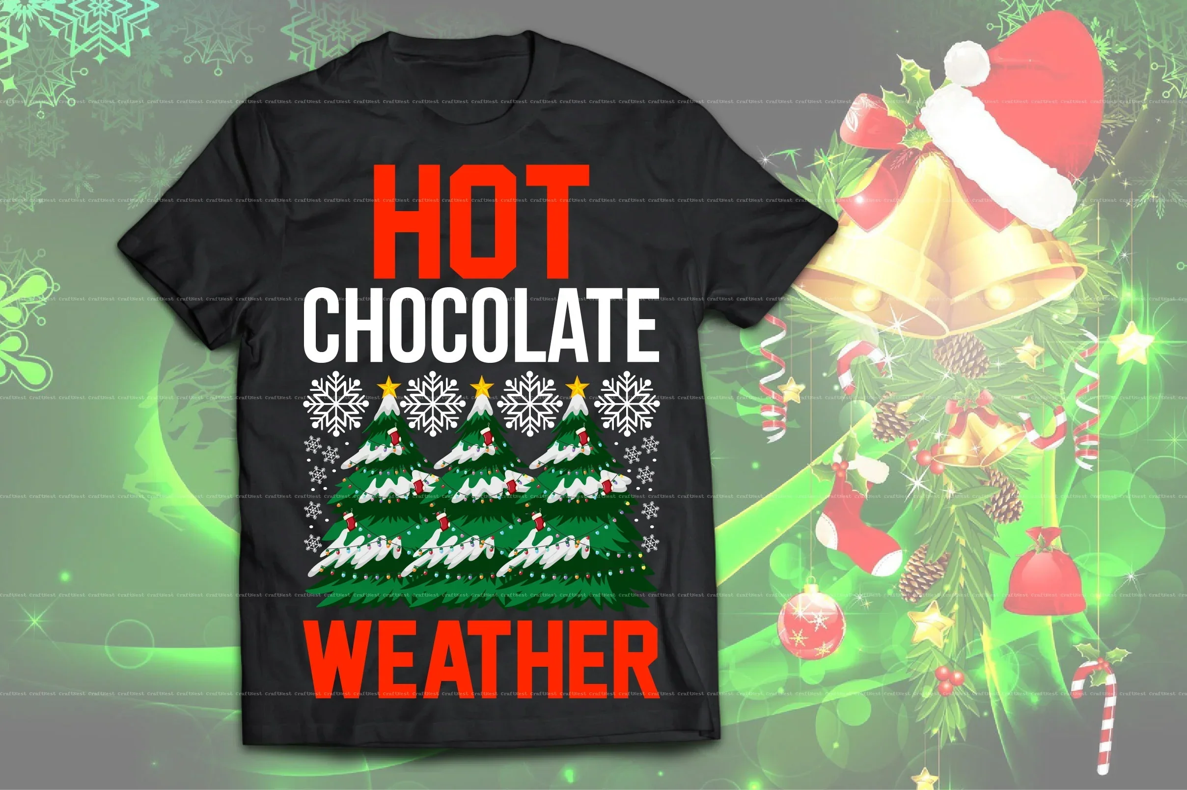 Christmas T-Shirt Design SVG Bundle - Image 9