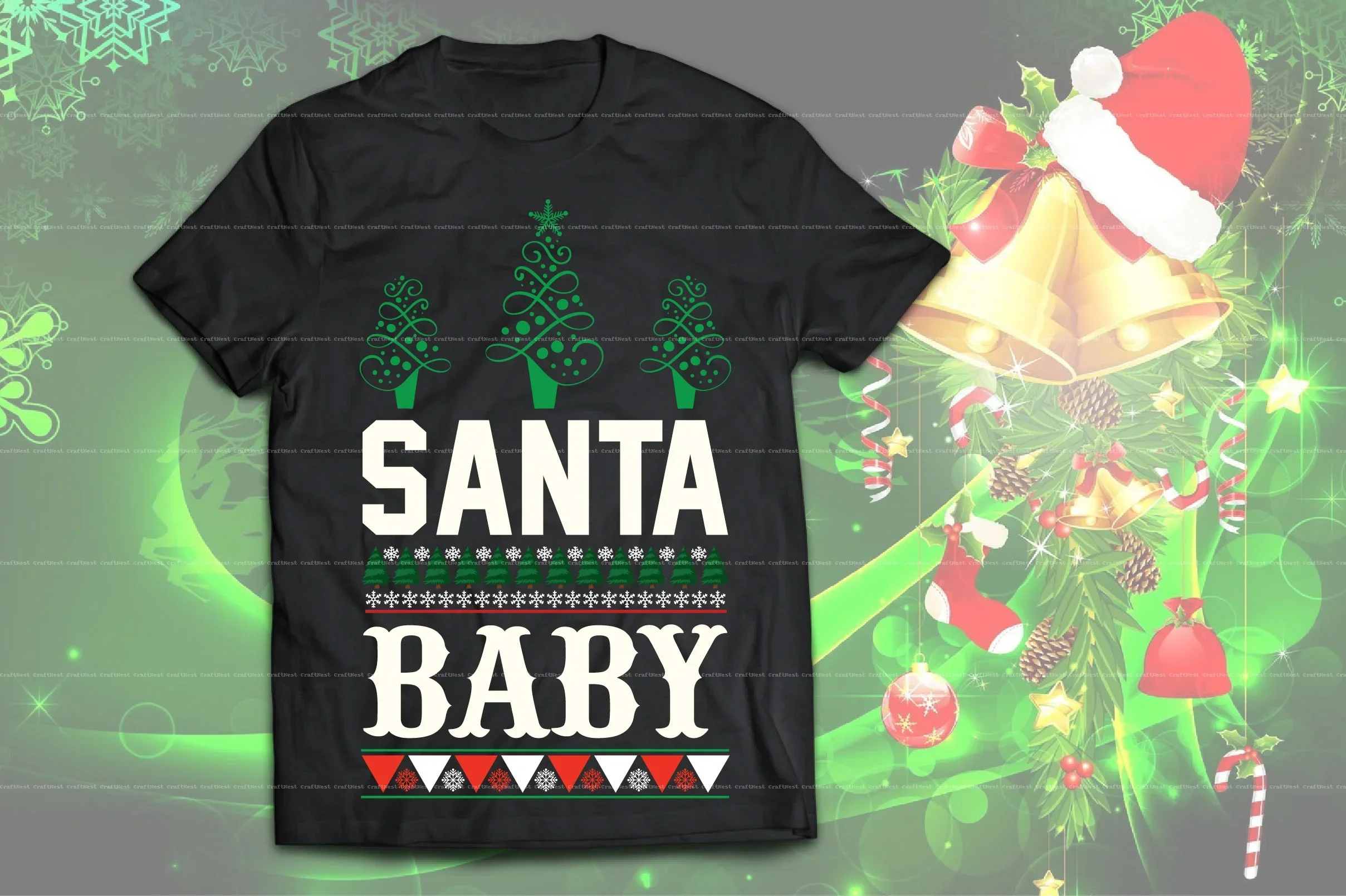 Christmas T-Shirt Design SVG Bundle - Image 11