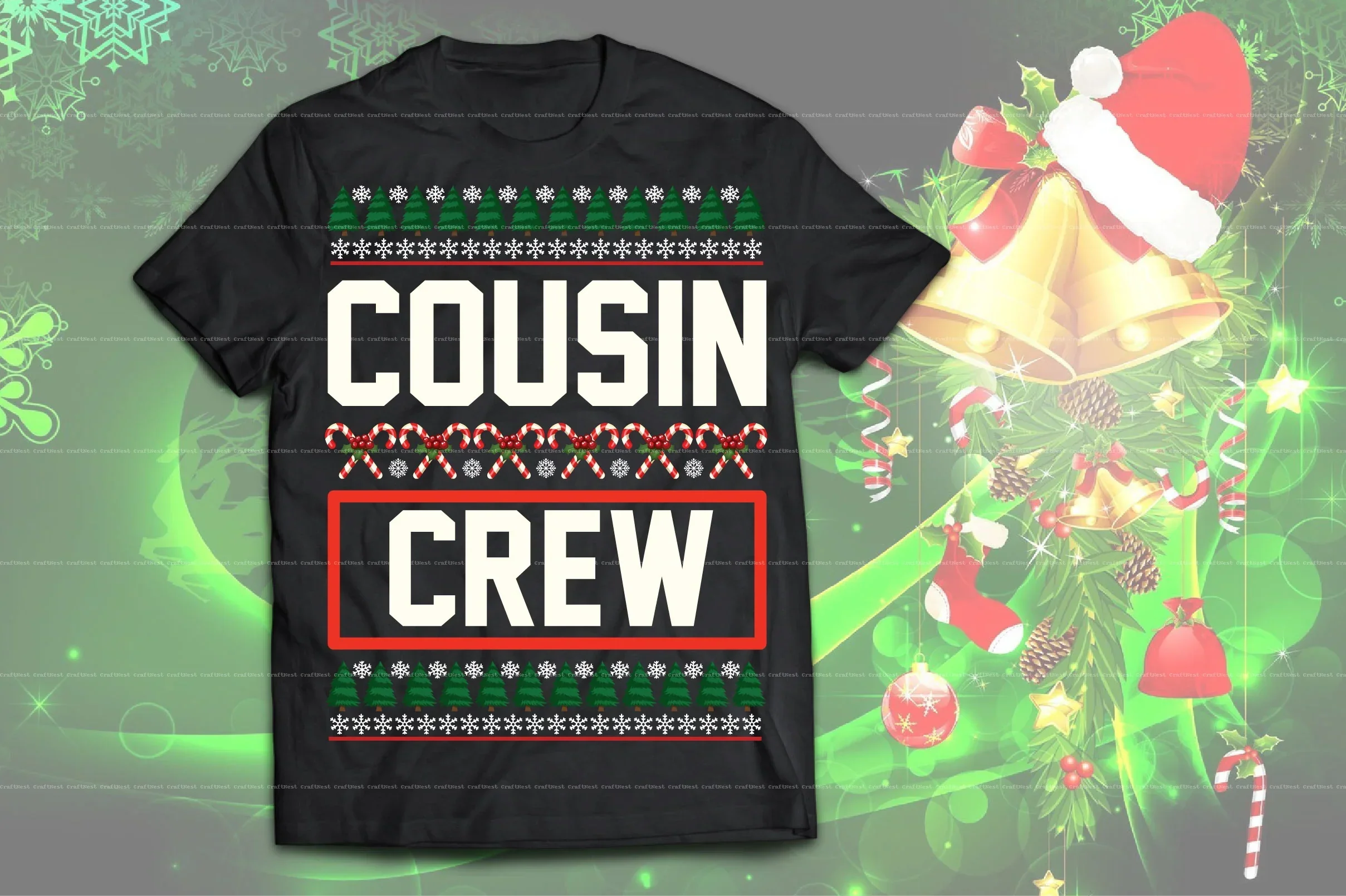 Christmas T-Shirt Design SVG Bundle - Image 7